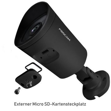 Foscam FI9902P Überwachungskamera (Außenbereich, Innenbereich, 2 MP Full HD 1080P, Nachtsicht (bis zu 20m), Bewegungserkennung, MicroSD-Kartenslot, P2P)