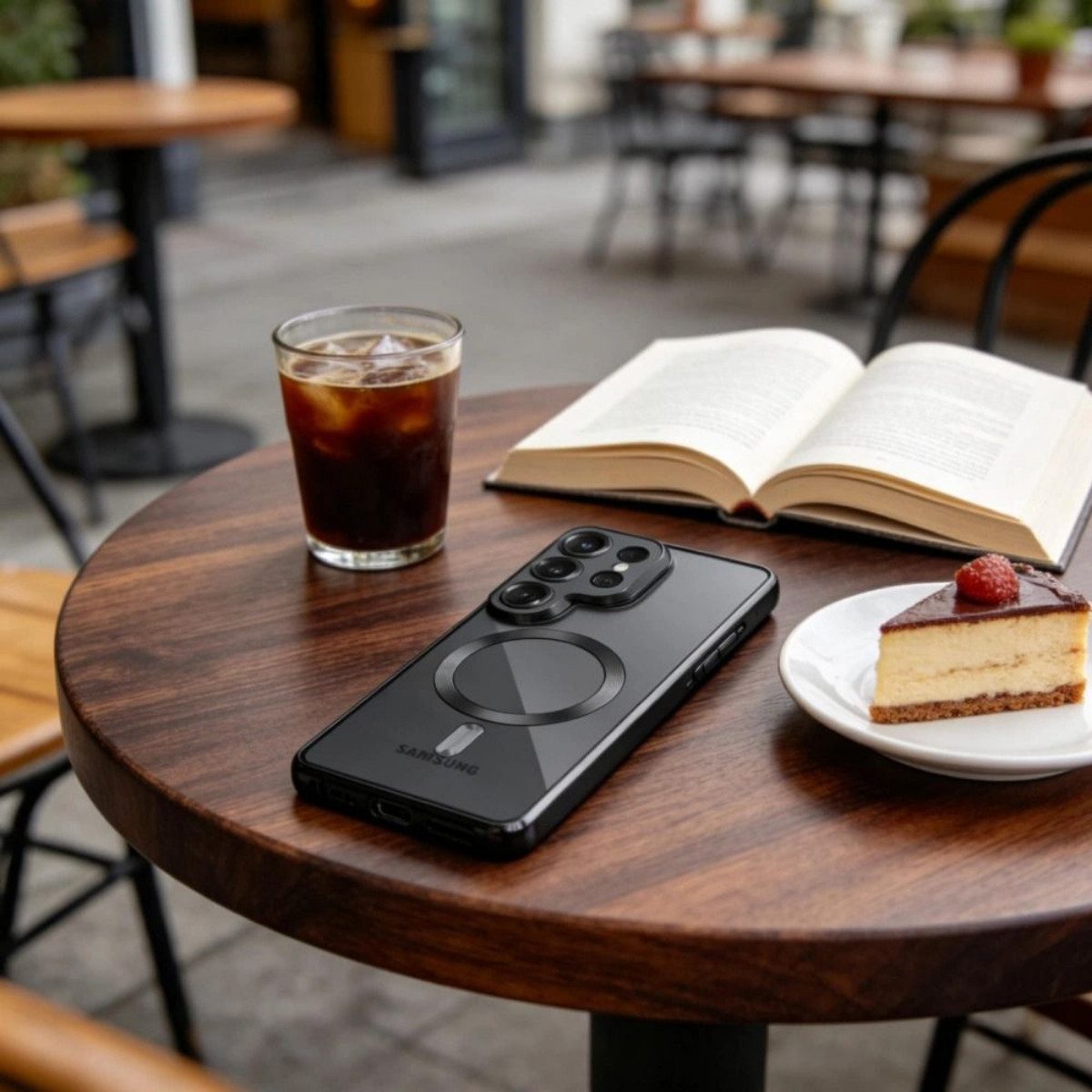 TECH PROTECT Handyhülle MagFlex für Samsung Galaxy S26 Ultra Glänzendes Schwarz Magnetring 6,9 Zoll, Integrierter Kameraschutzrahmen schützt die Linsen zusätzli – Bild 3 von 4
