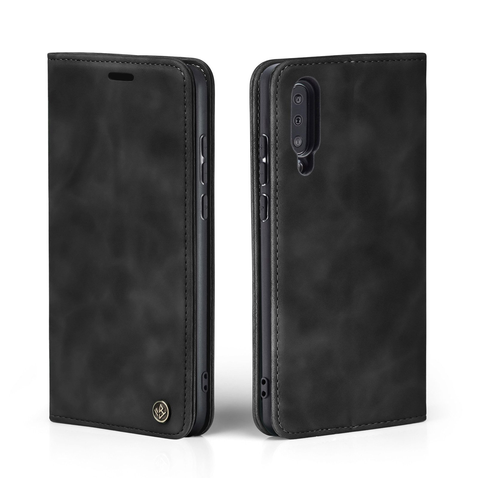 Tec-Expert Handyhülle Tasche Hülle für Samsung Galaxy A50, Cover Klapphülle Case mit Kartenfach Fliphülle aufstellbar