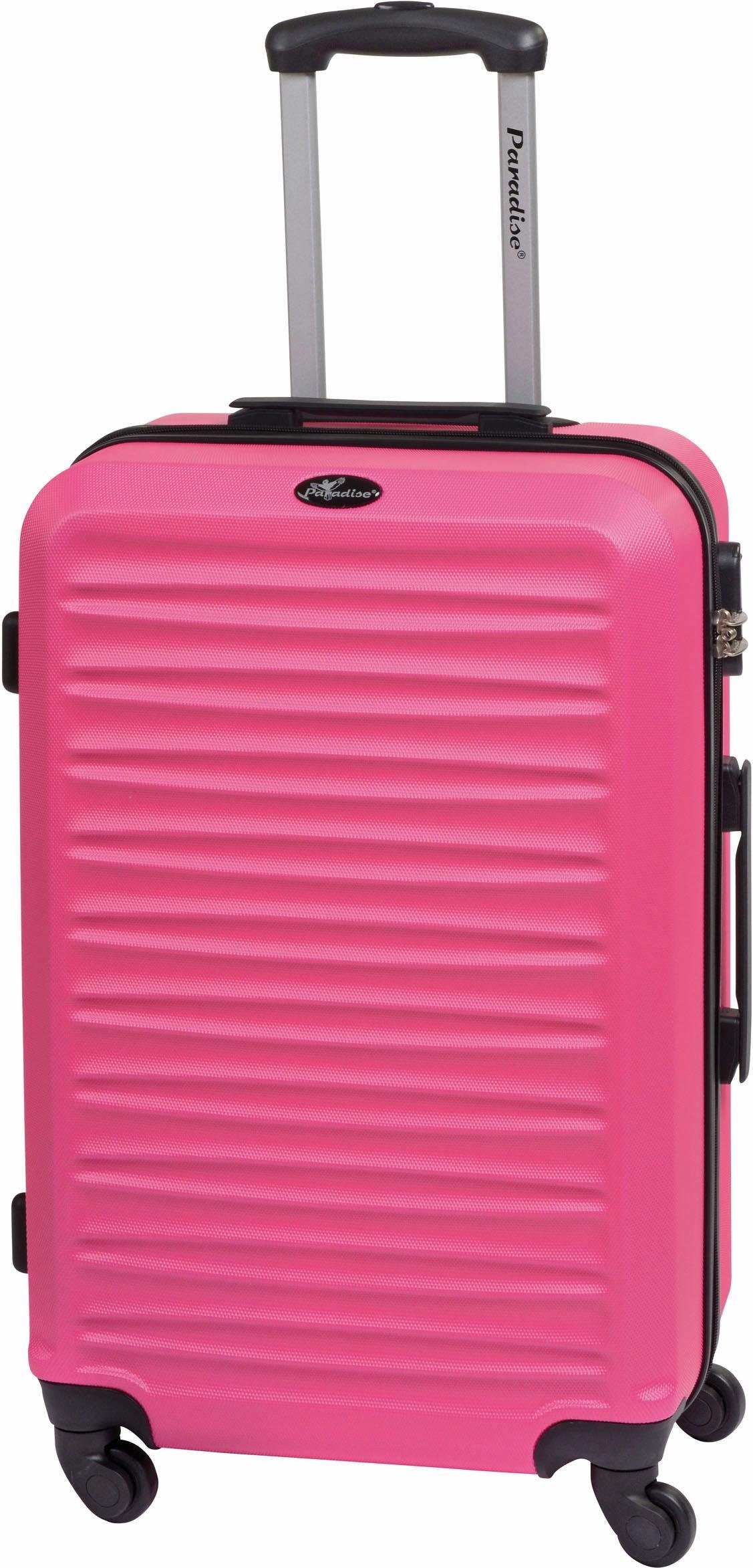 Paradise by Rollen, Trolleyset 4 CHECK.IN pink (Set, 3 Havanna, tlg)