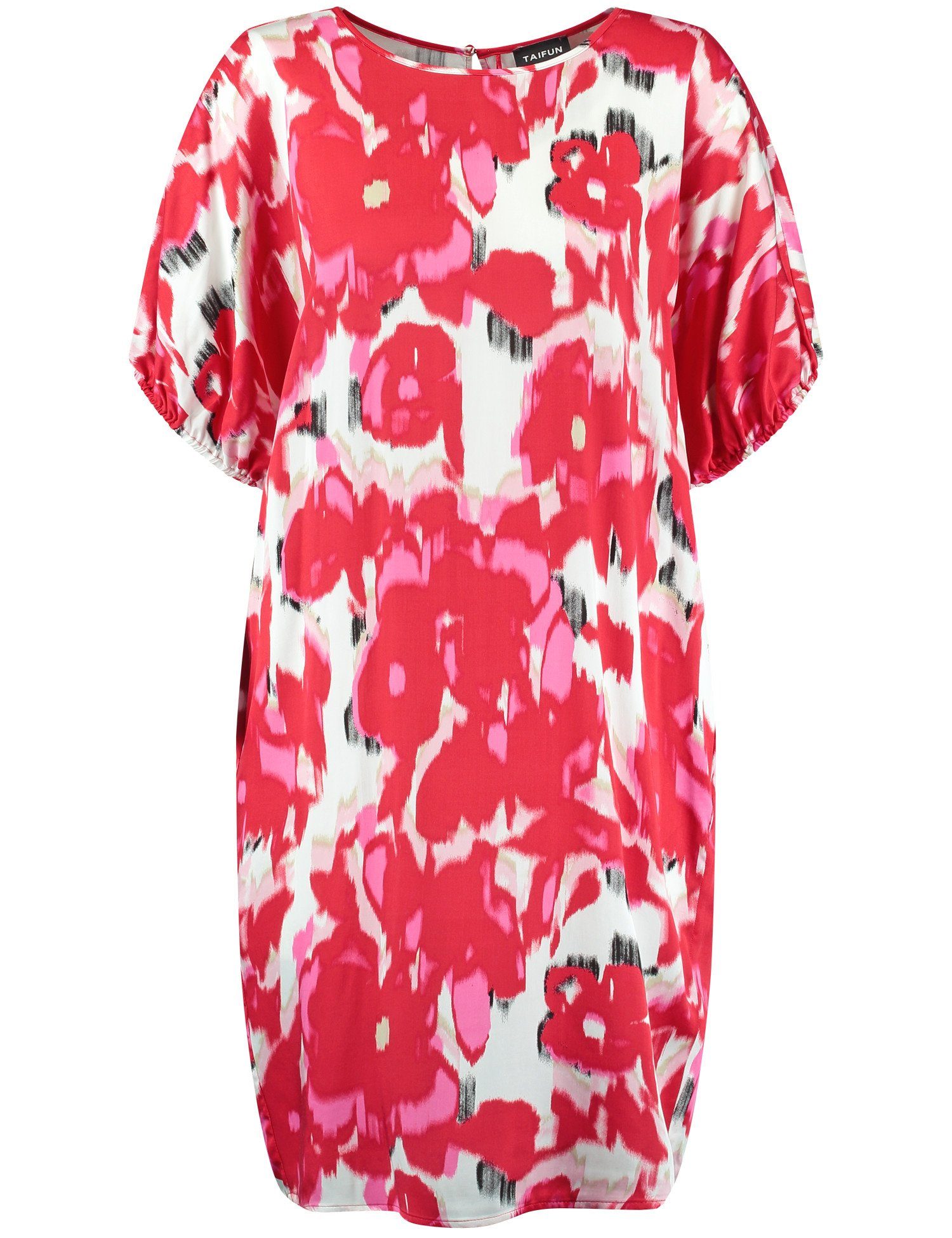 Midikleid Kleid aus satinierter Viskose