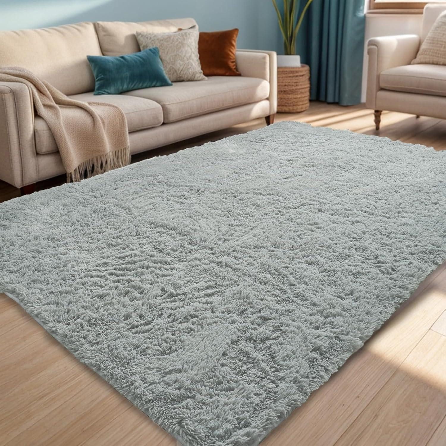 LuxusKollektion Hochflor-Teppich Weicher Zottelteppich Flauschiger Flächent günstig online kaufen