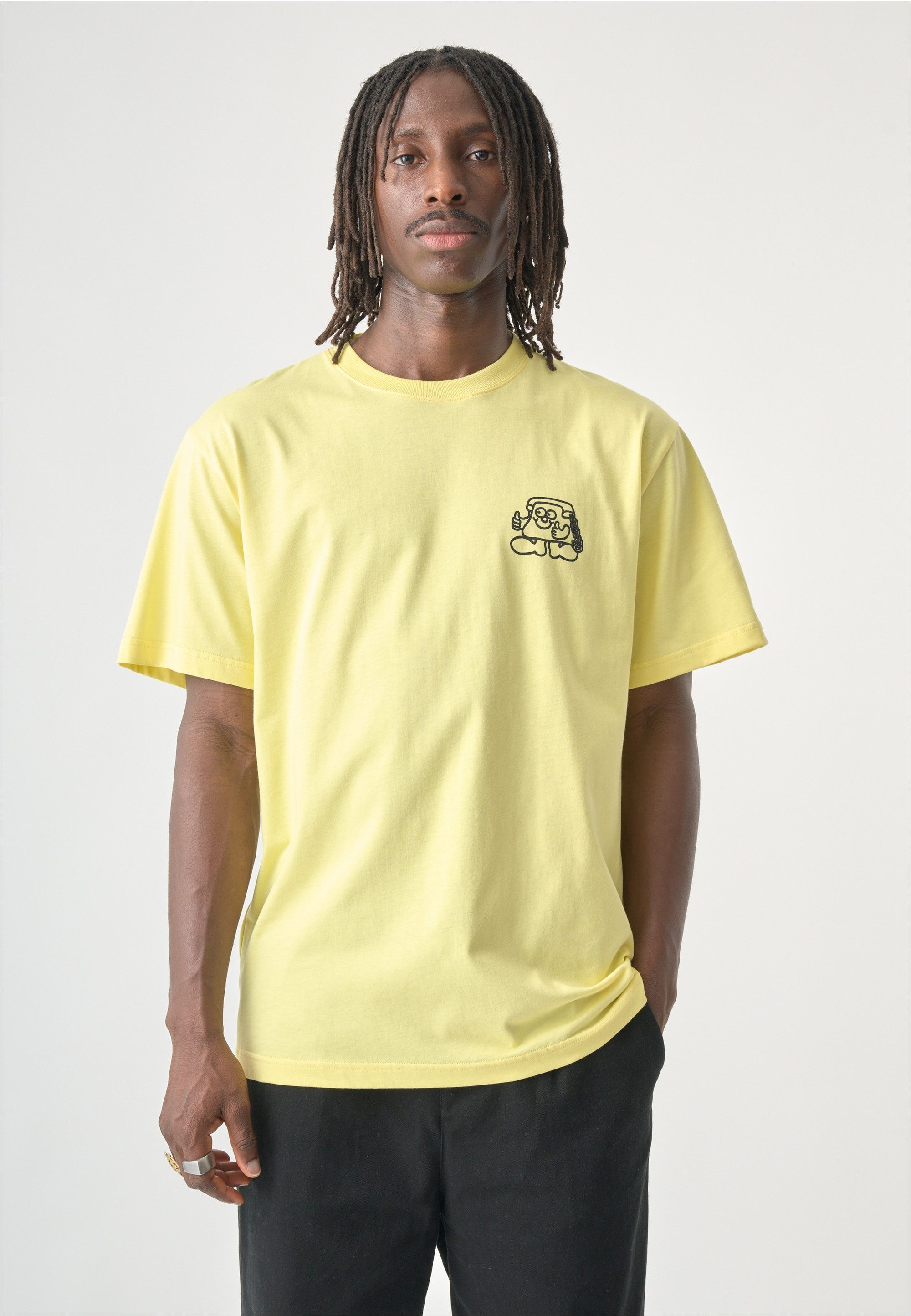 Cleptomanicx T-Shirt Connected mit großem Rückenprint