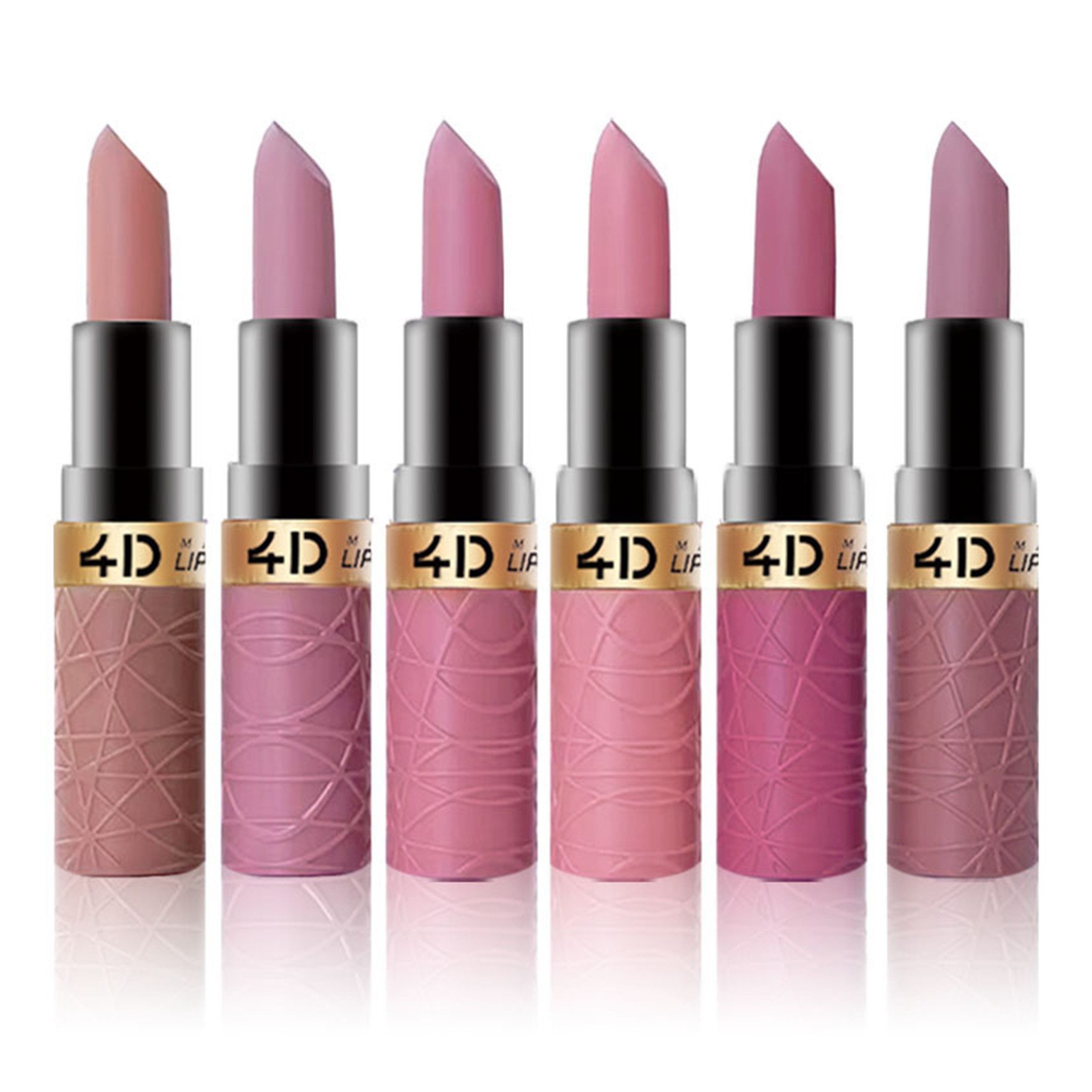 KINSI Lippenstift-Set Matt Lippenstift & Блеск для губ Set - 6 Trendfarben - Lang anhaltend, Intensiv Pigmentiert - Cremig weich & Nicht Abblätternd