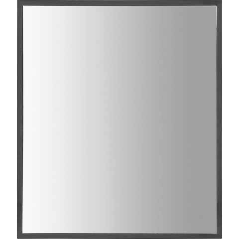 welltime Badspiegel Pisa Loftstyle modern, Spiegel Wohnwarumspiegel 60 x 70 cm Metall schwarz