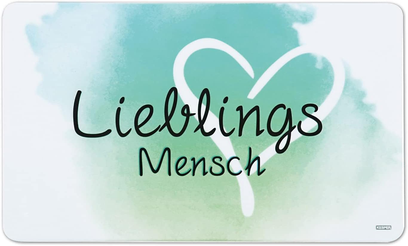 KESPER® Frühstücksbrett Dekor-Frühstücksbrettchen Motiv LIEBLINGSMENSCH, (1-St)