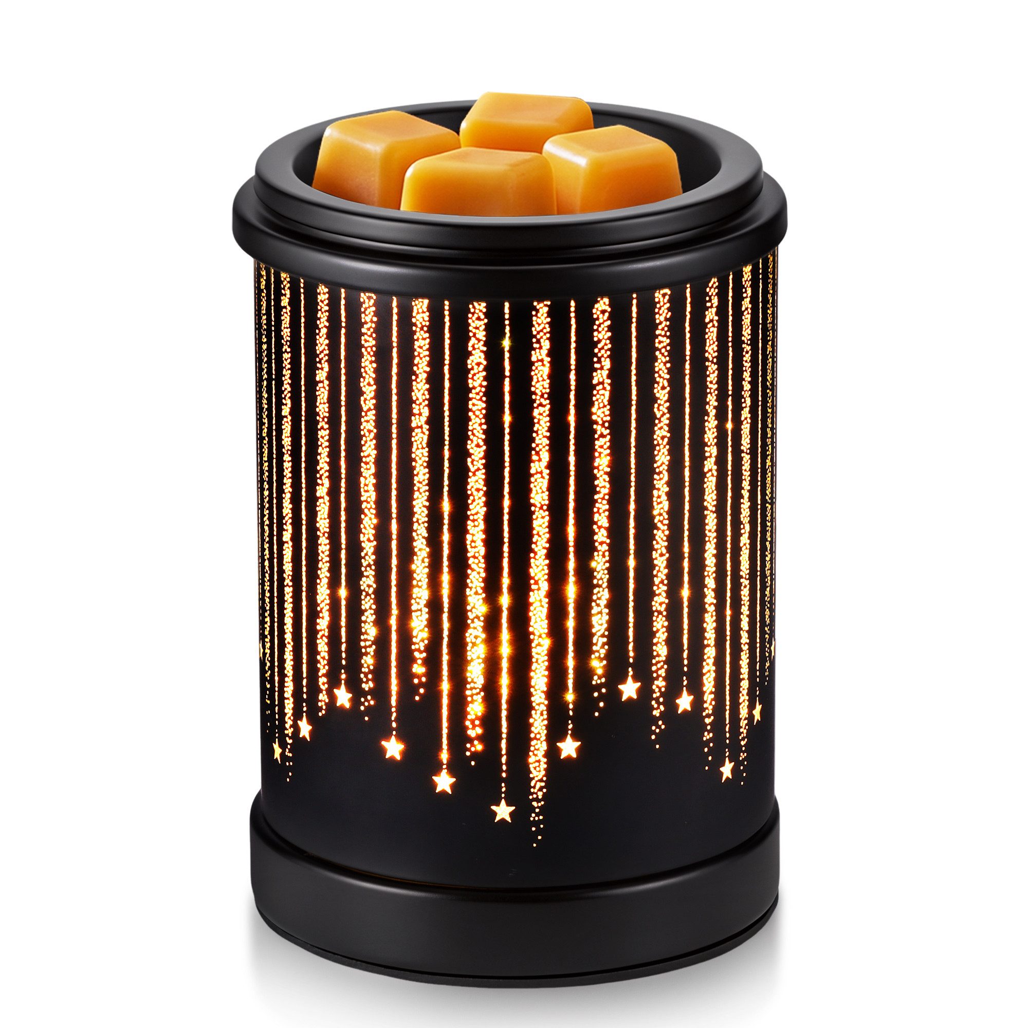 BlingBin Duftlampe Elektrische Duftlampe, Meteor-Muster Duftlampe Elektrisch (1er Set, 1 St., Produktabmessungen: 15 x 10,3 x 10,3 cm), Elektrische Aromalampe mit Warmes Licht für Halloween Dekorationen