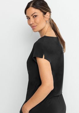 bianca Wasserfallshirt WIEBKE aus weicher Technojersey-Qualität mit kurzem Arm