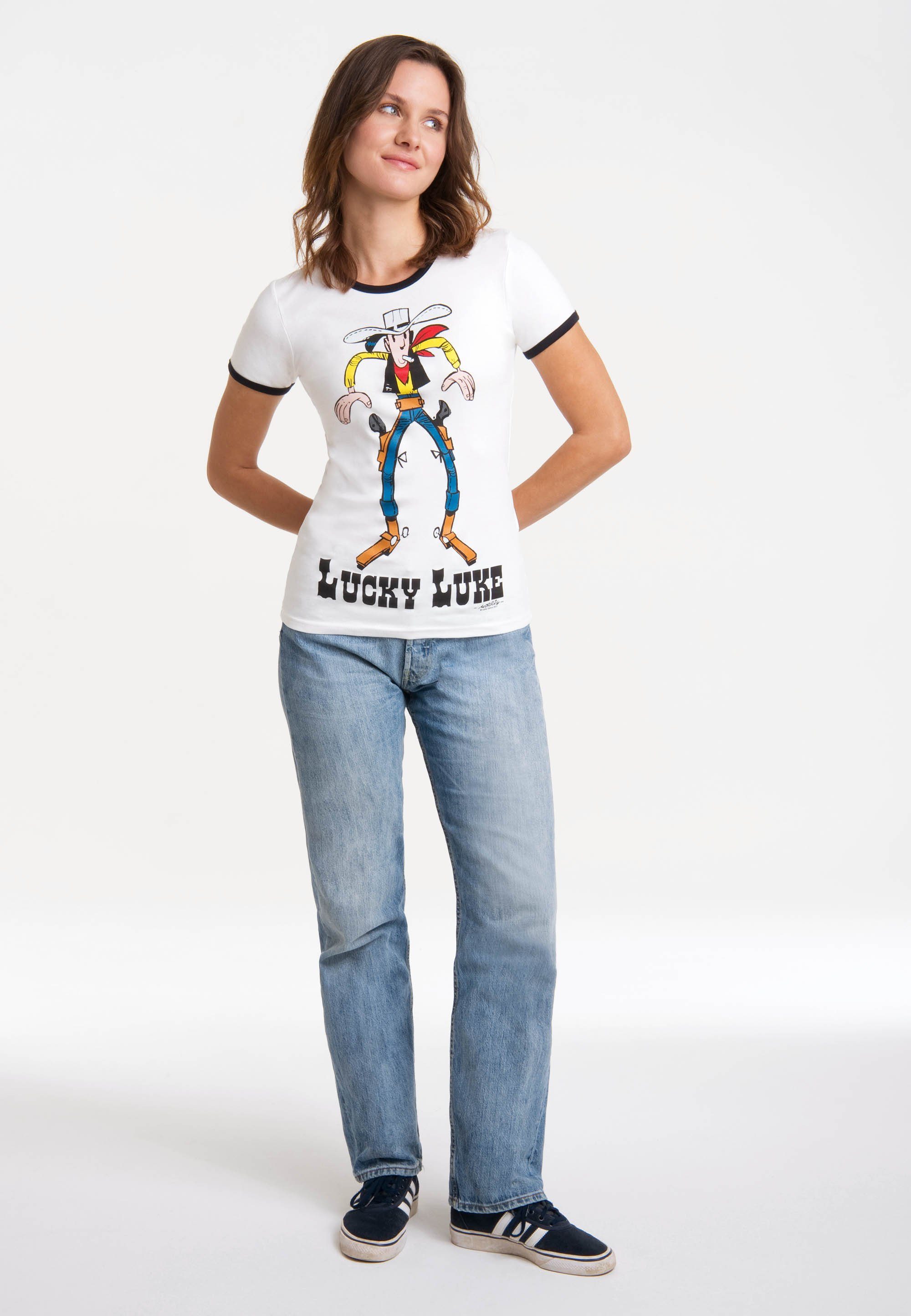 LOGOSHIRT T-Shirt Lucky Luke mit lizenziertem günstig online kaufen