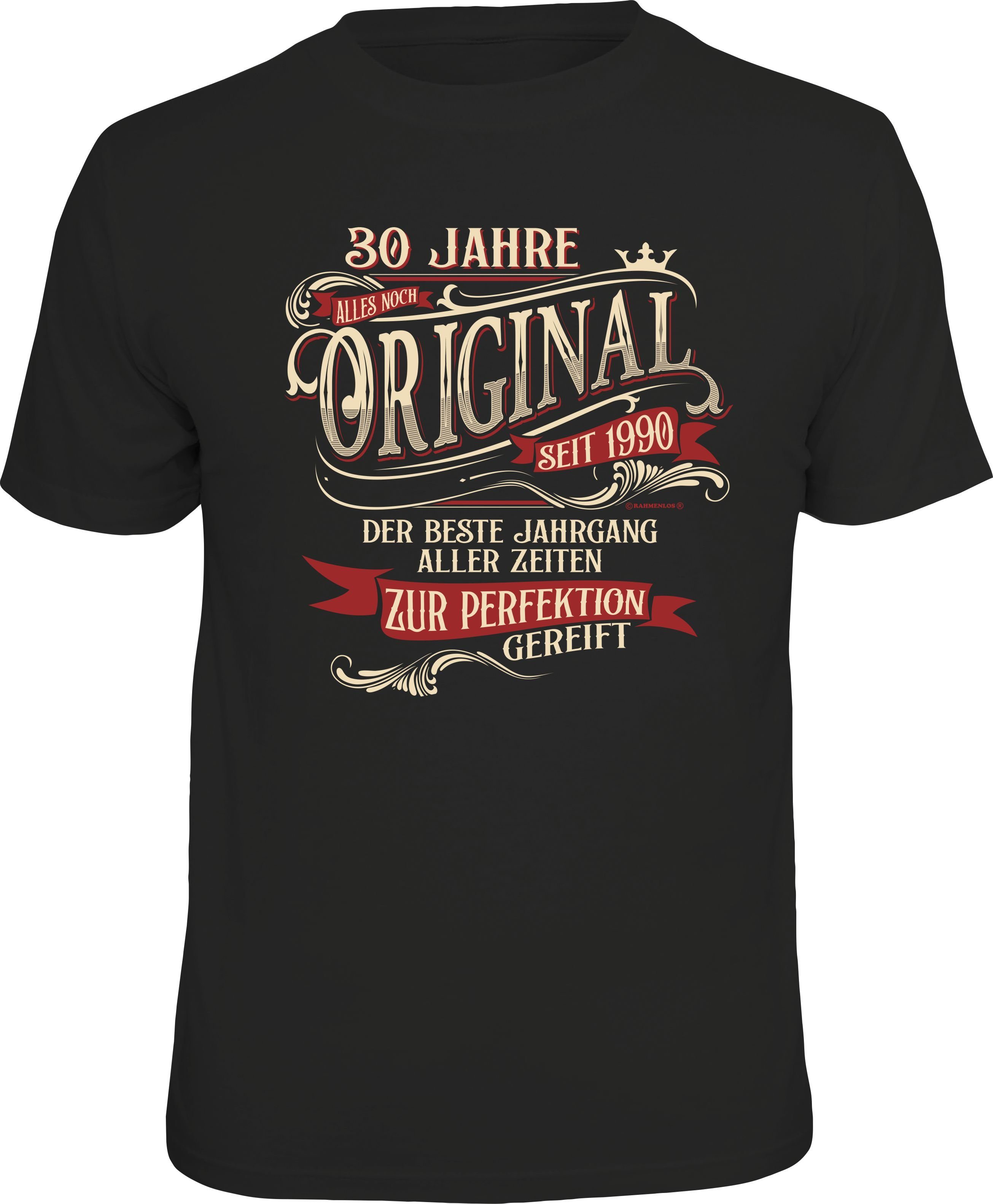 Rahmenlos TShirt mit coolem Print »30. Geburtstag« online kaufen OTTO