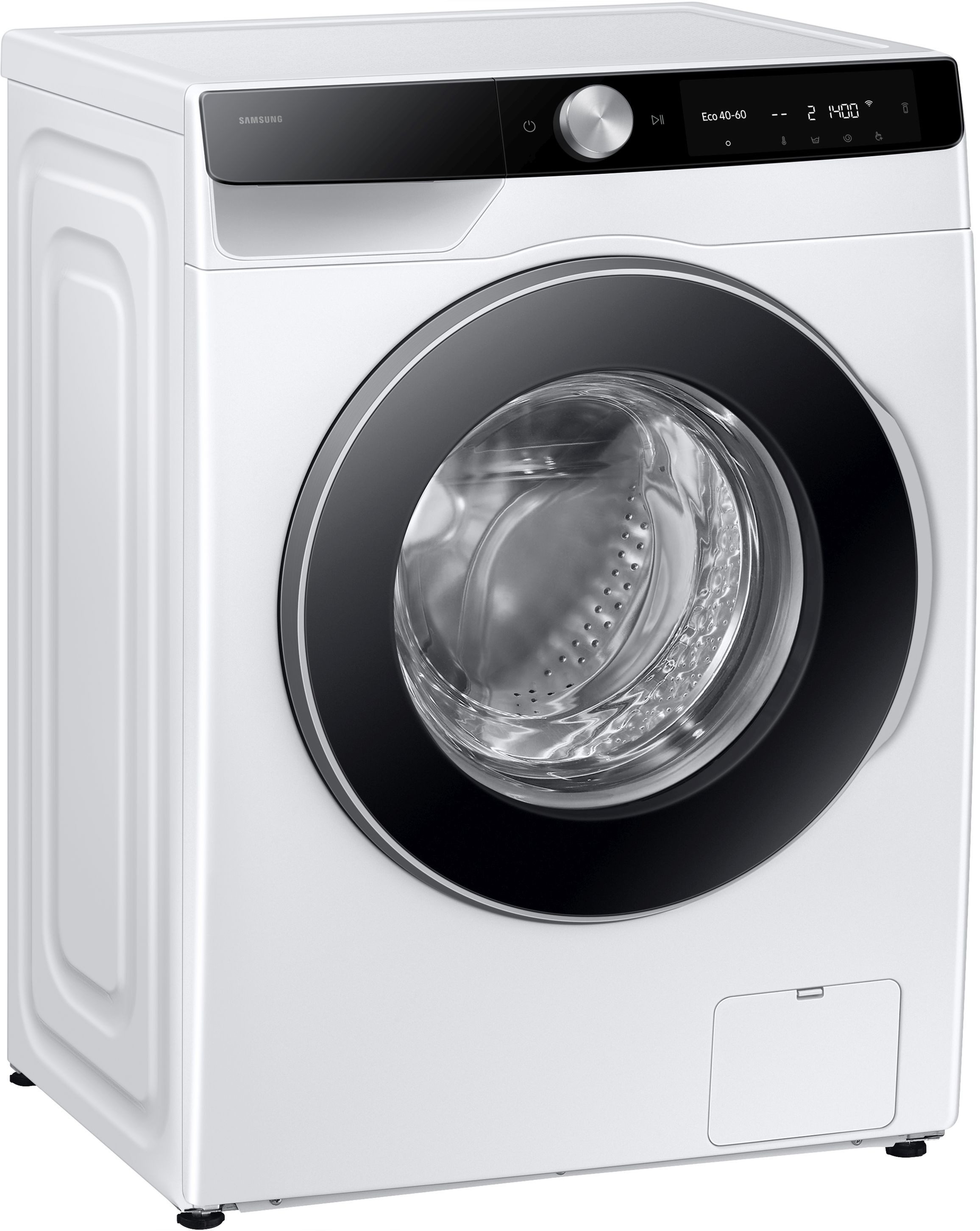 Samsung Waschmaschine WW6100D WW90DG6G94LKU2, 9 kg, 1400 U/min, AI Ecobubble - Effizient und schonend waschen