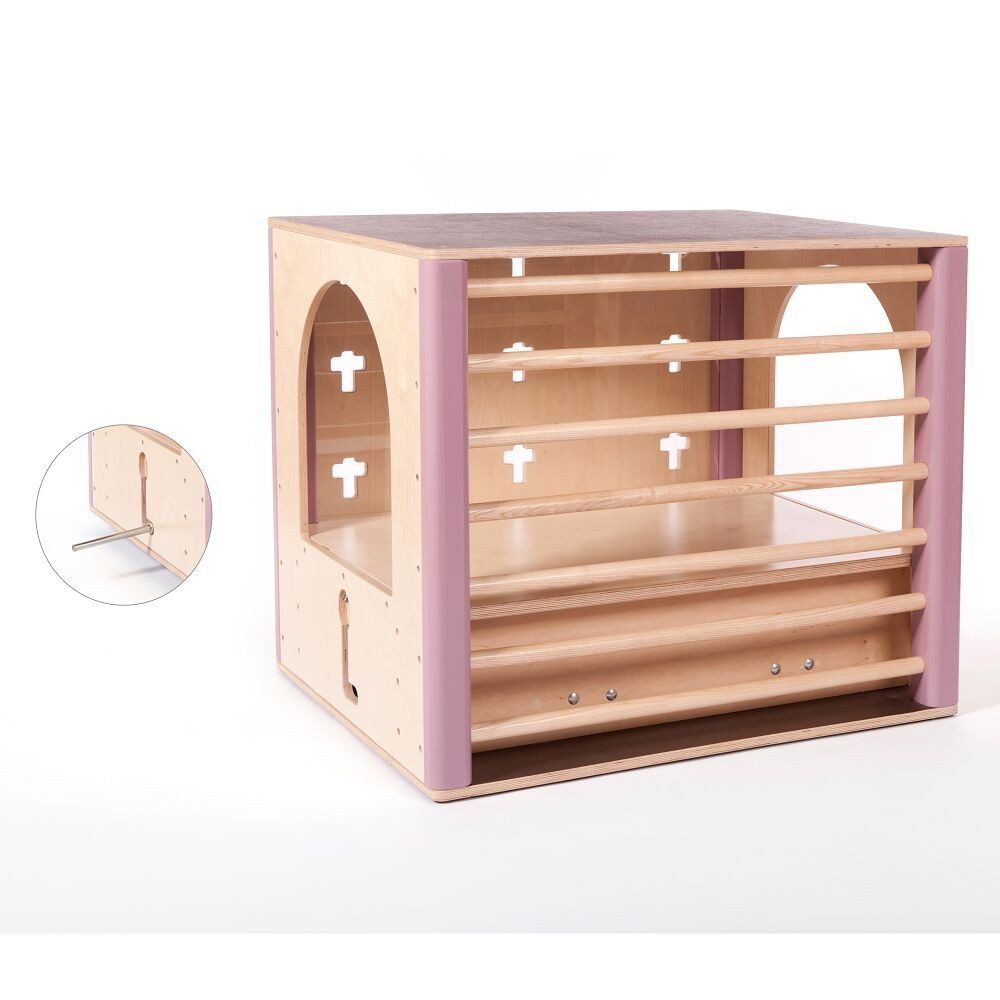 Cube Sports Klettergerüst U3 Einzelelement Cube Emmi, Ideal zum Baby- und Kinderturnen