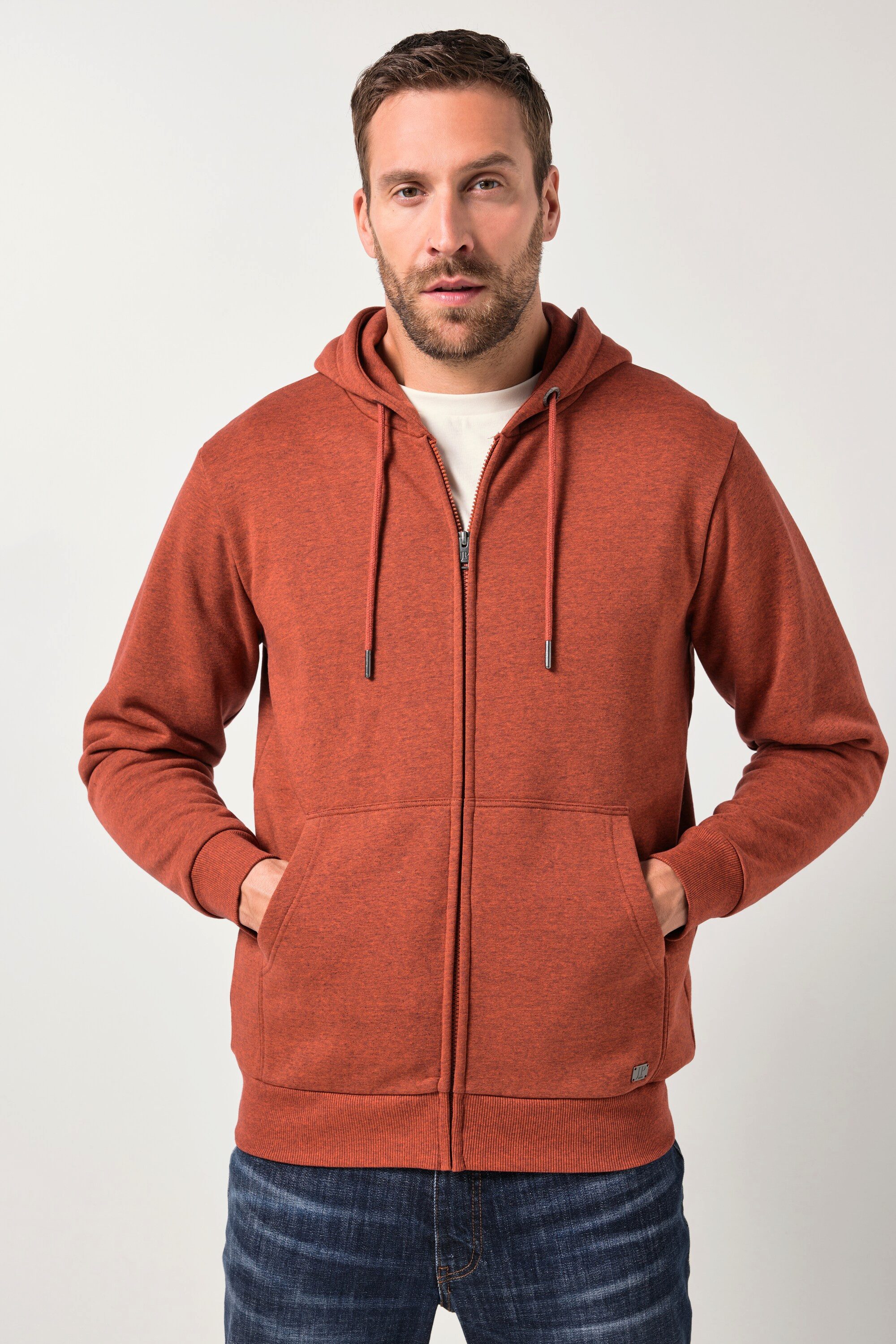 Fleecejacke Hoodiejacke Kapuzen-Sweatjacke Zipper