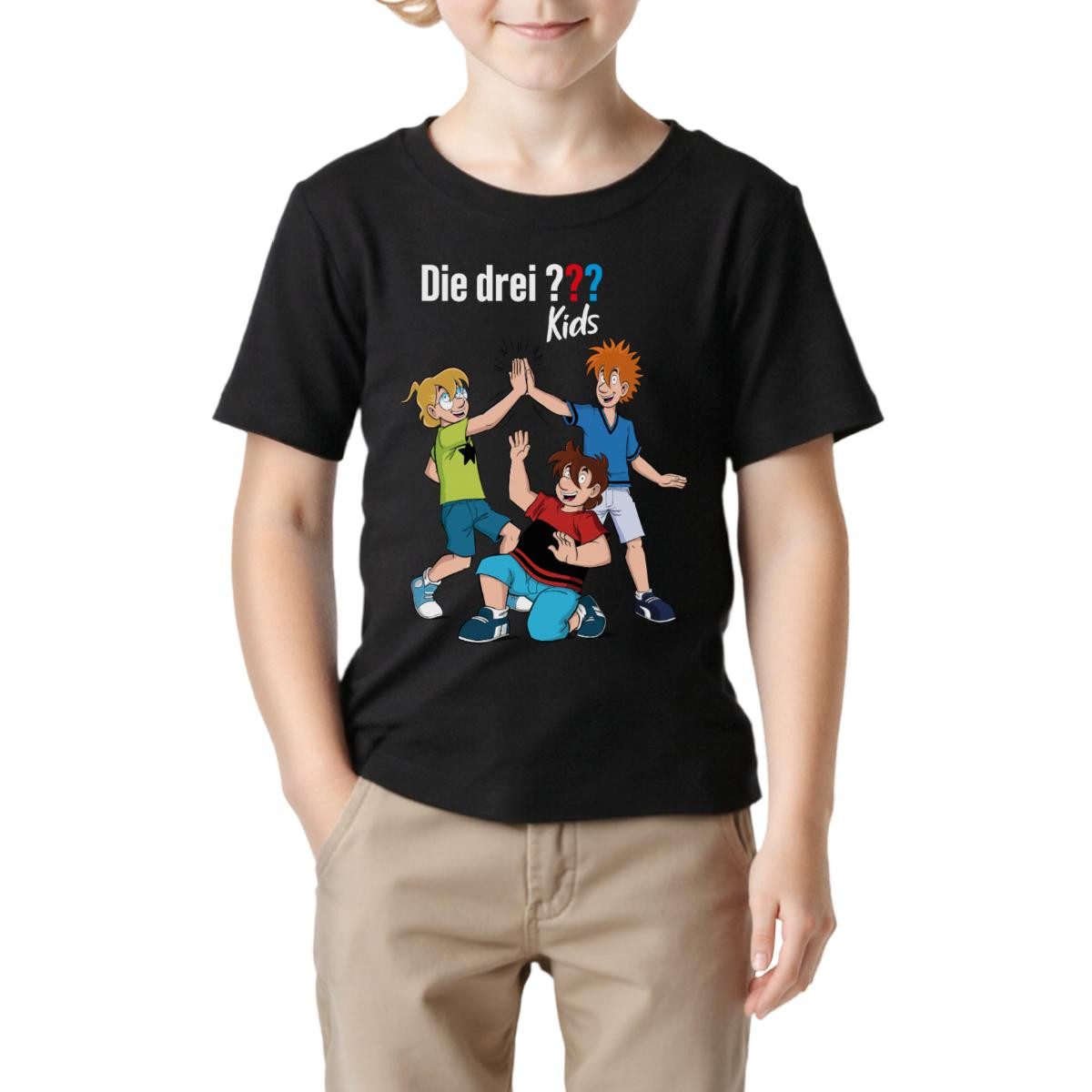 T-Shirt Die Drei Fragezeichen Kids Detektive Spürnasen Team Kinder Basic T-Shi