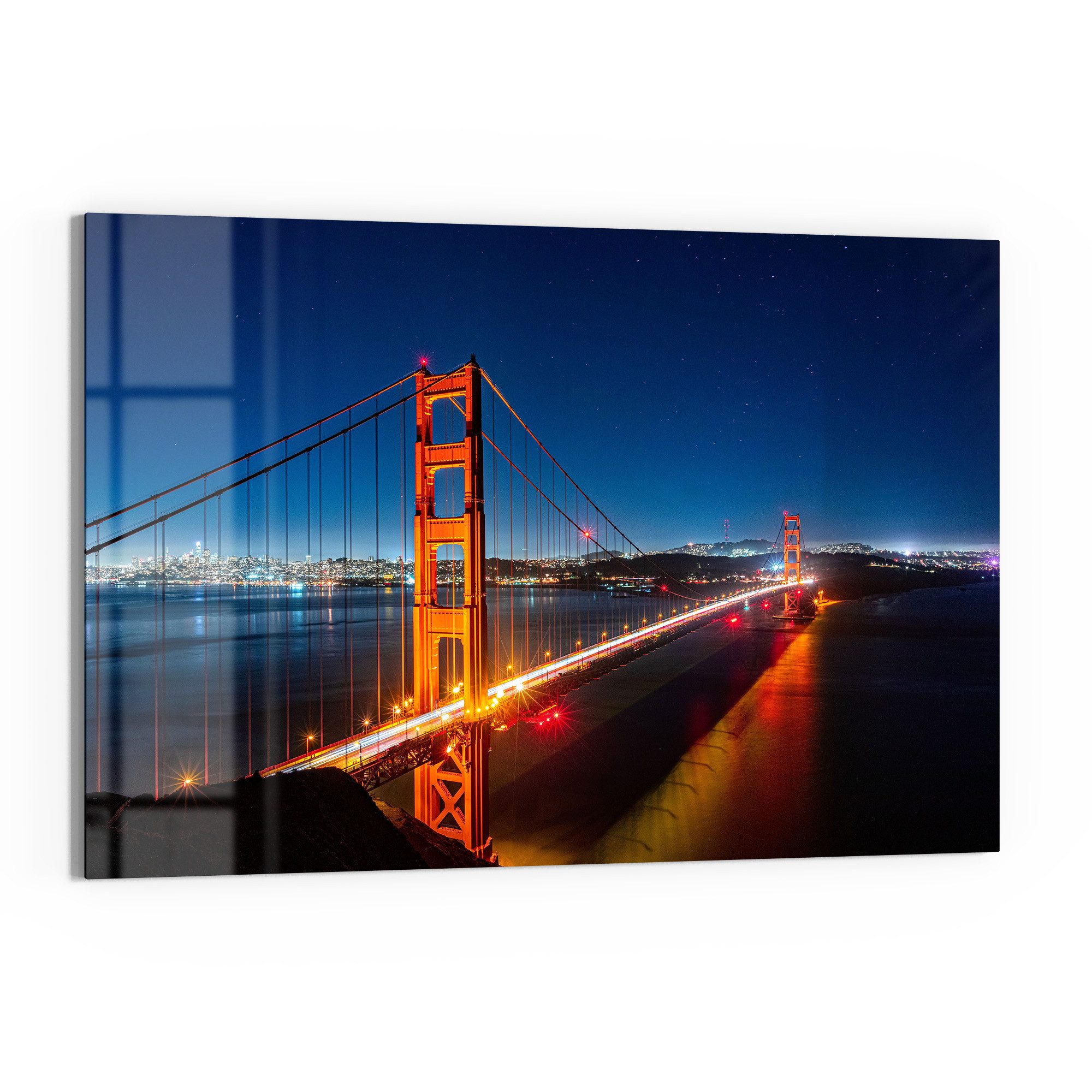DEQORI Glasbild 'San Francisco bei Nacht', günstig online kaufen