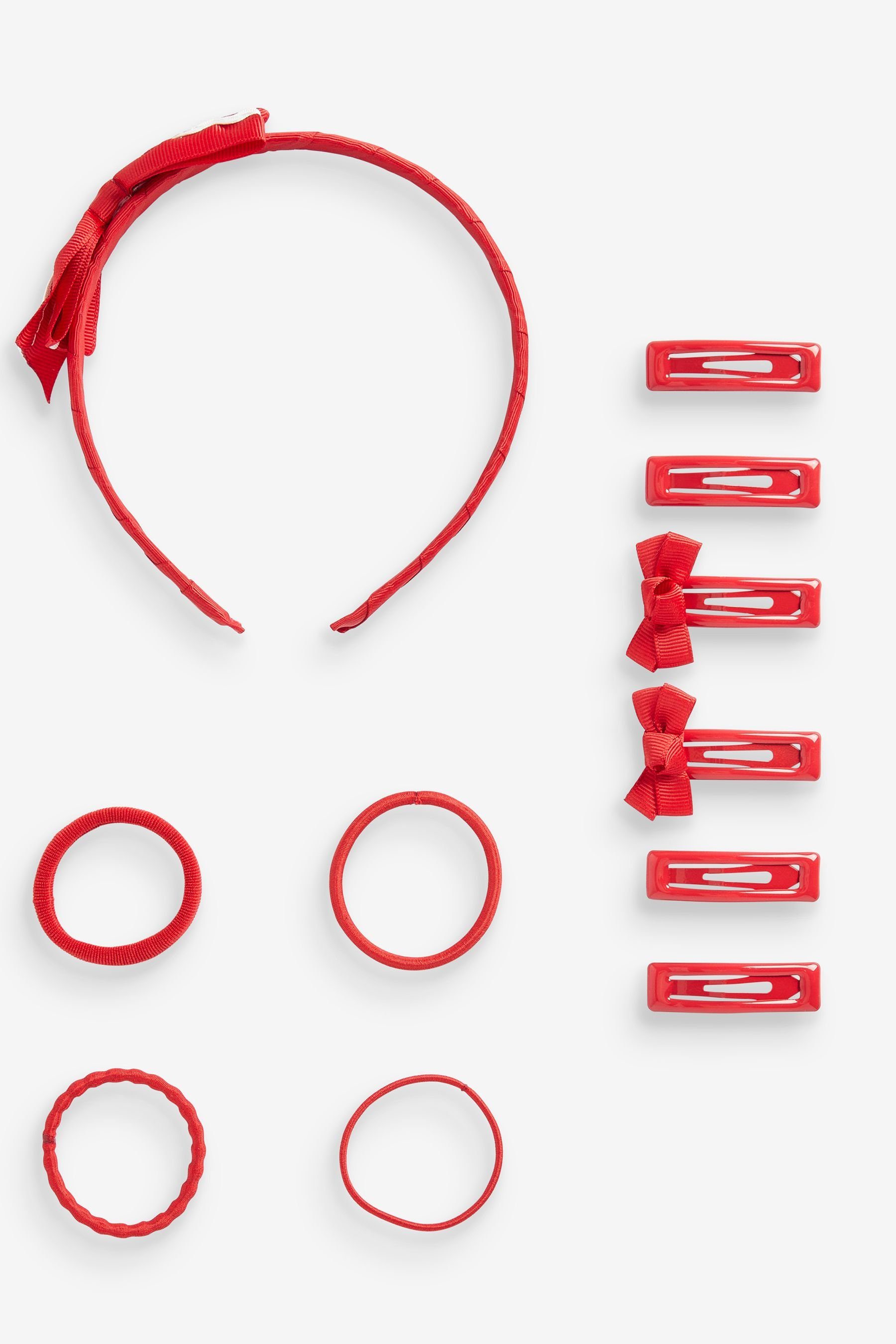 Next Haarstyling-Set Haar-Accessoires im Set Red