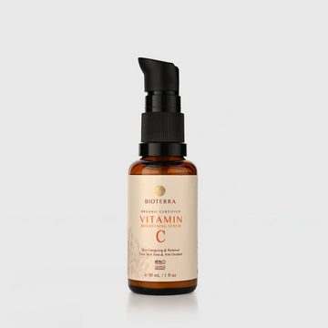 BIOTERRA Gesichtspflege Bio Vitamin C Serum 30ml Vegan Naturkosmetik Nachhaltig, 1-tlg.