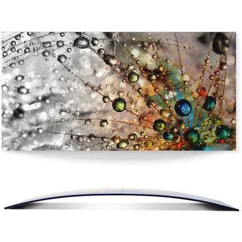 Artland Wandbild Farbenfrohe Natur, Blumen (1 St), 3D Optik gebogen