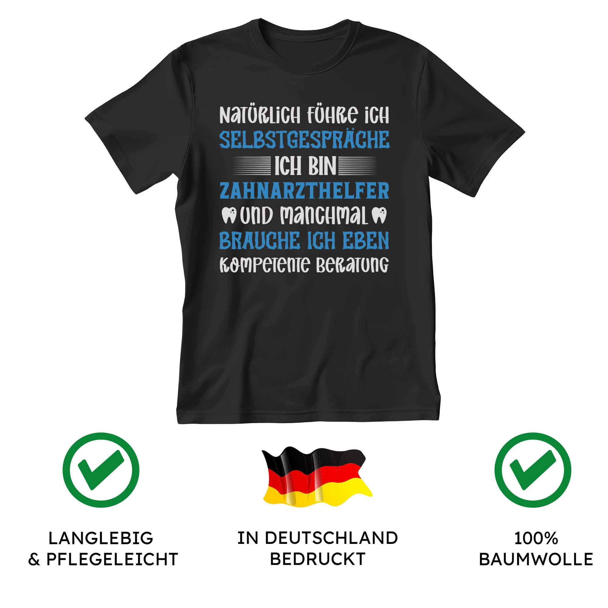 22Feels T-Shirt Zahnarzthelfer Geschenk Männer Spruch Beruf Abschluss IN DEUTSCHLAND BEDRUCKT