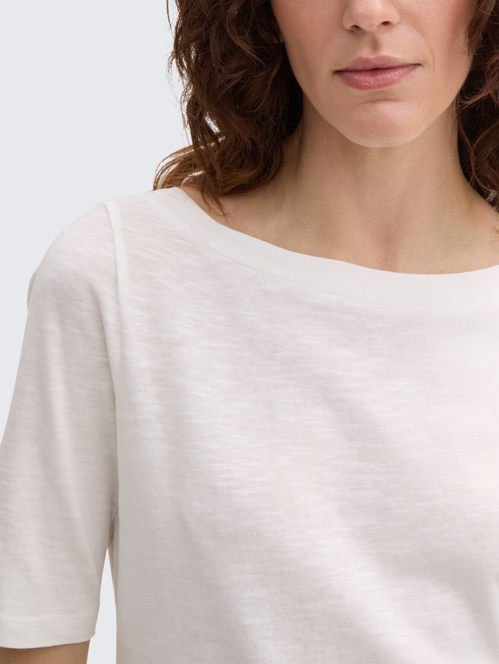 TOM TAILOR T-Shirt T-Shirt T-Shirt mit U-Boot-Ausschnitt