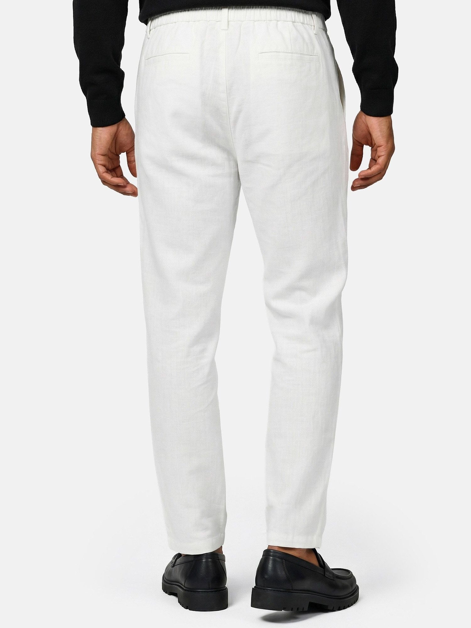 Tazzio Leinenhose A113 Regular Fit, elastischer Bund, Sommerhose