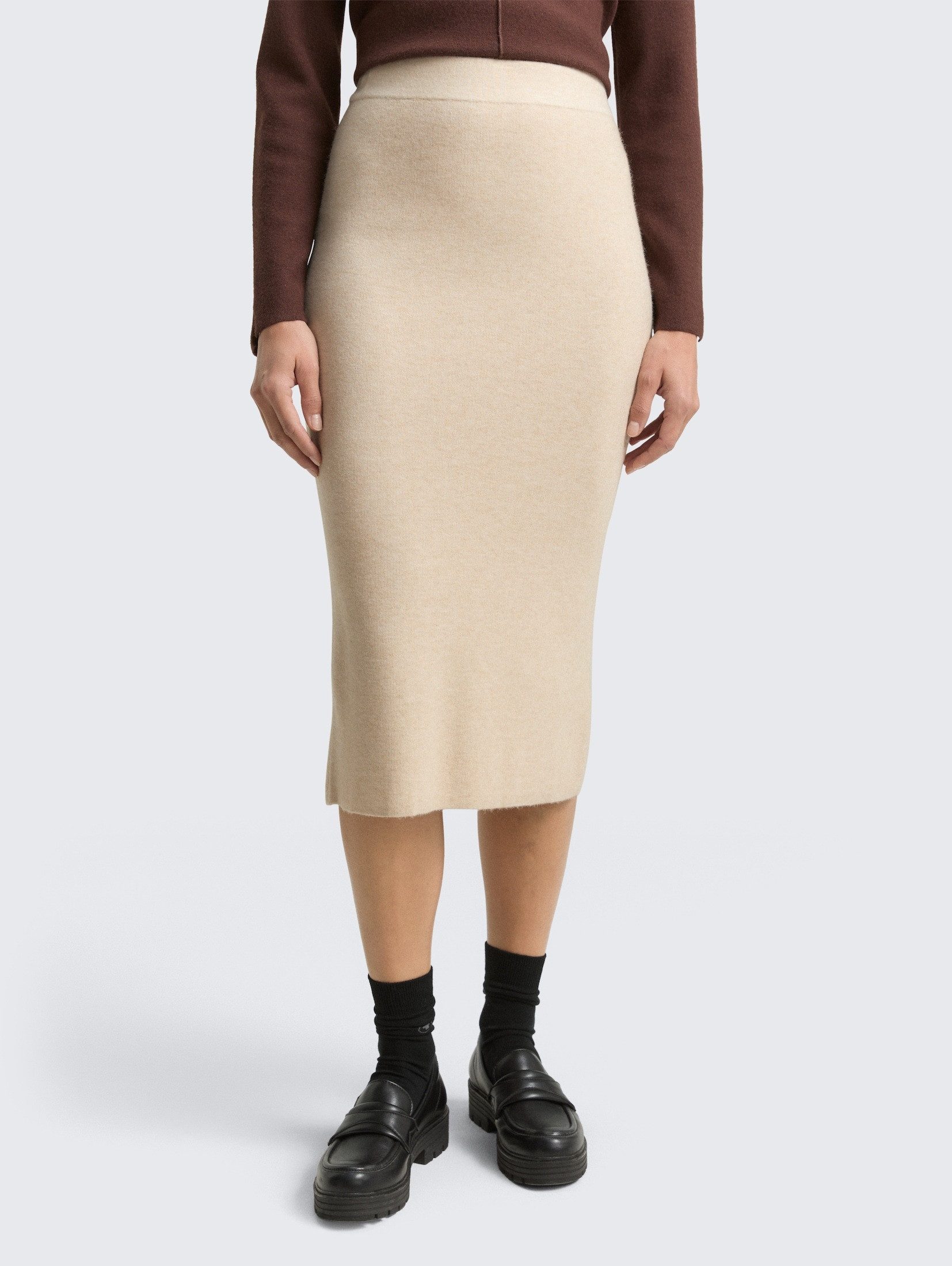 TOM TAILOR Sommerrock Röcke Midi-Rock mit Schlitz