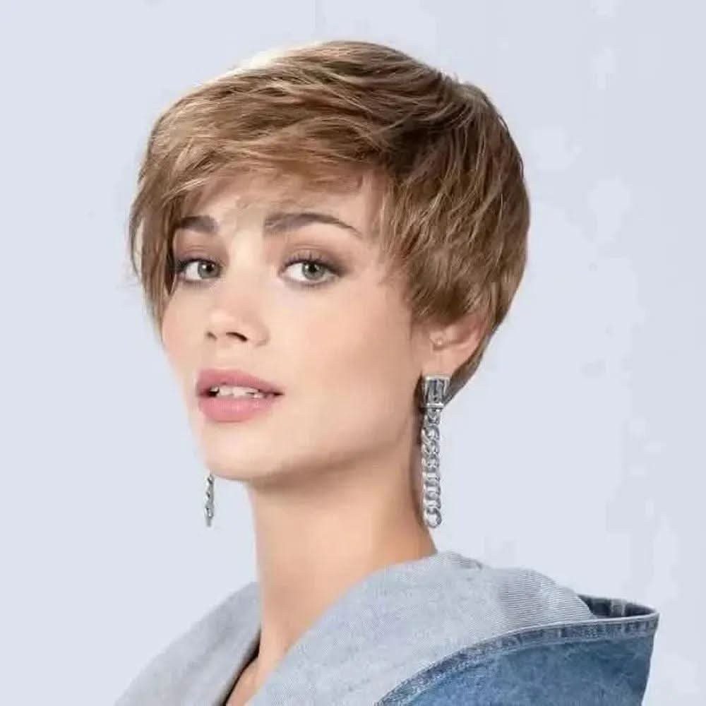 Ellen Wille Kunsthaarperücke Ellen Wille Point, Moderne Pixie-Perücke mit asymmetrischem Schnitt und Monofilament-Wirb