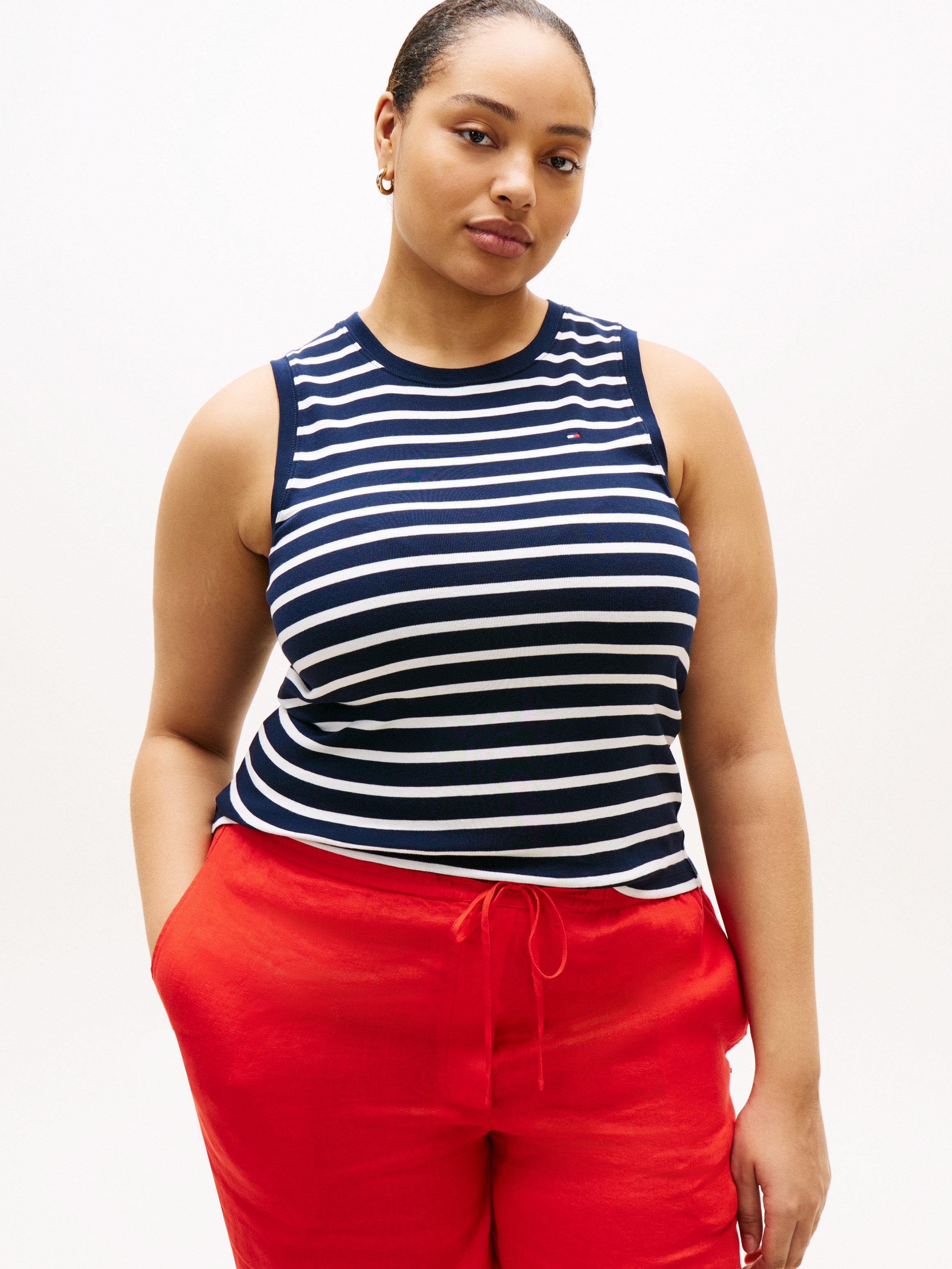 Tommy Hilfiger Curve T-Shirt CRV SLIM CODY C-NK TANK in großen Größen günstig online kaufen