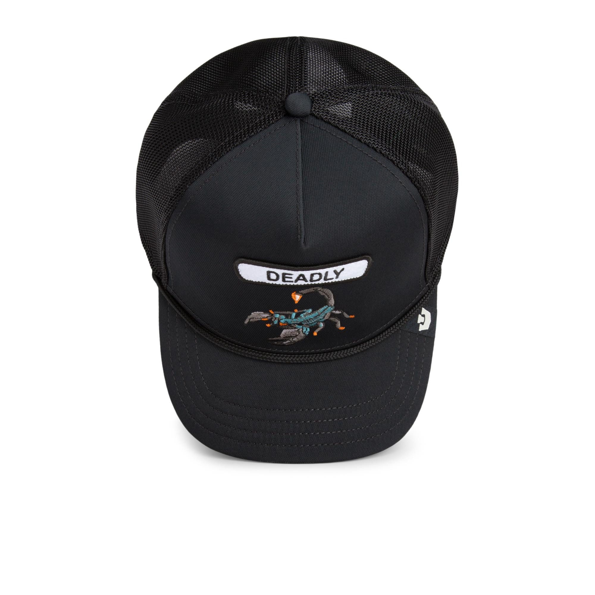 GOORIN Bros. Trucker Cap Goorin Bros. GB2 Deadly Scorp Trucker Cap Rocker Top black (Basecap, Meshcap, Trucker Kappe)
