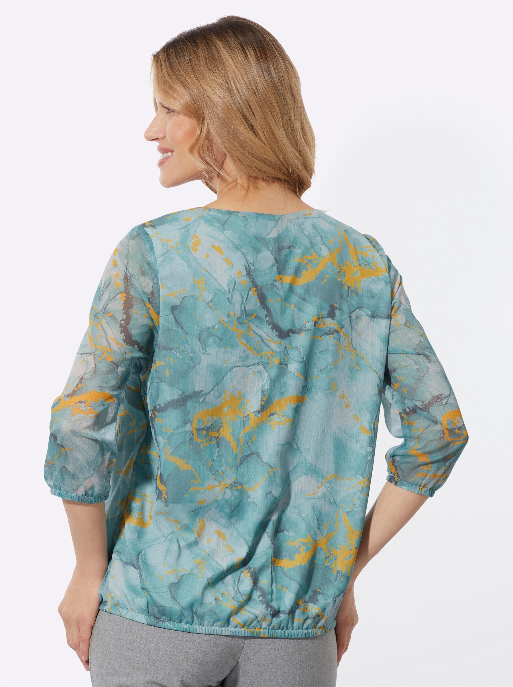 Sieh an! Klassische Bluse Schlupfbluse günstig online kaufen