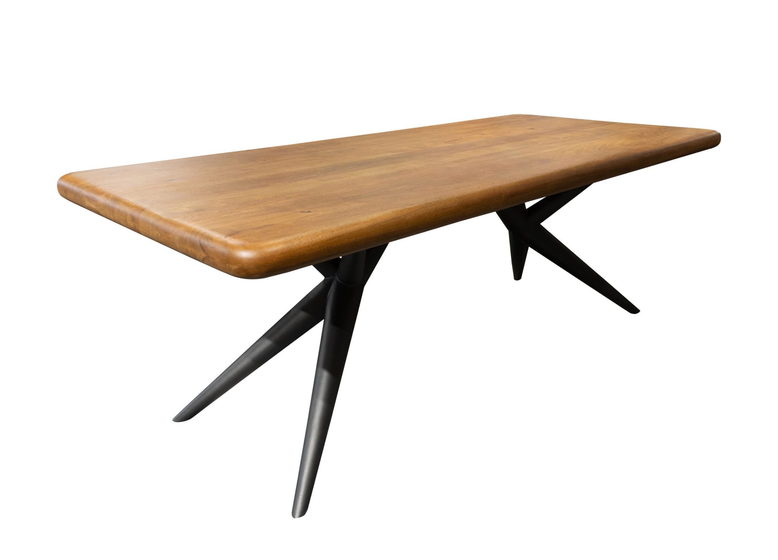 LC Home Esstisch LC Home Esstisch Metallgestell Holztisch Industrial Design günstig online kaufen