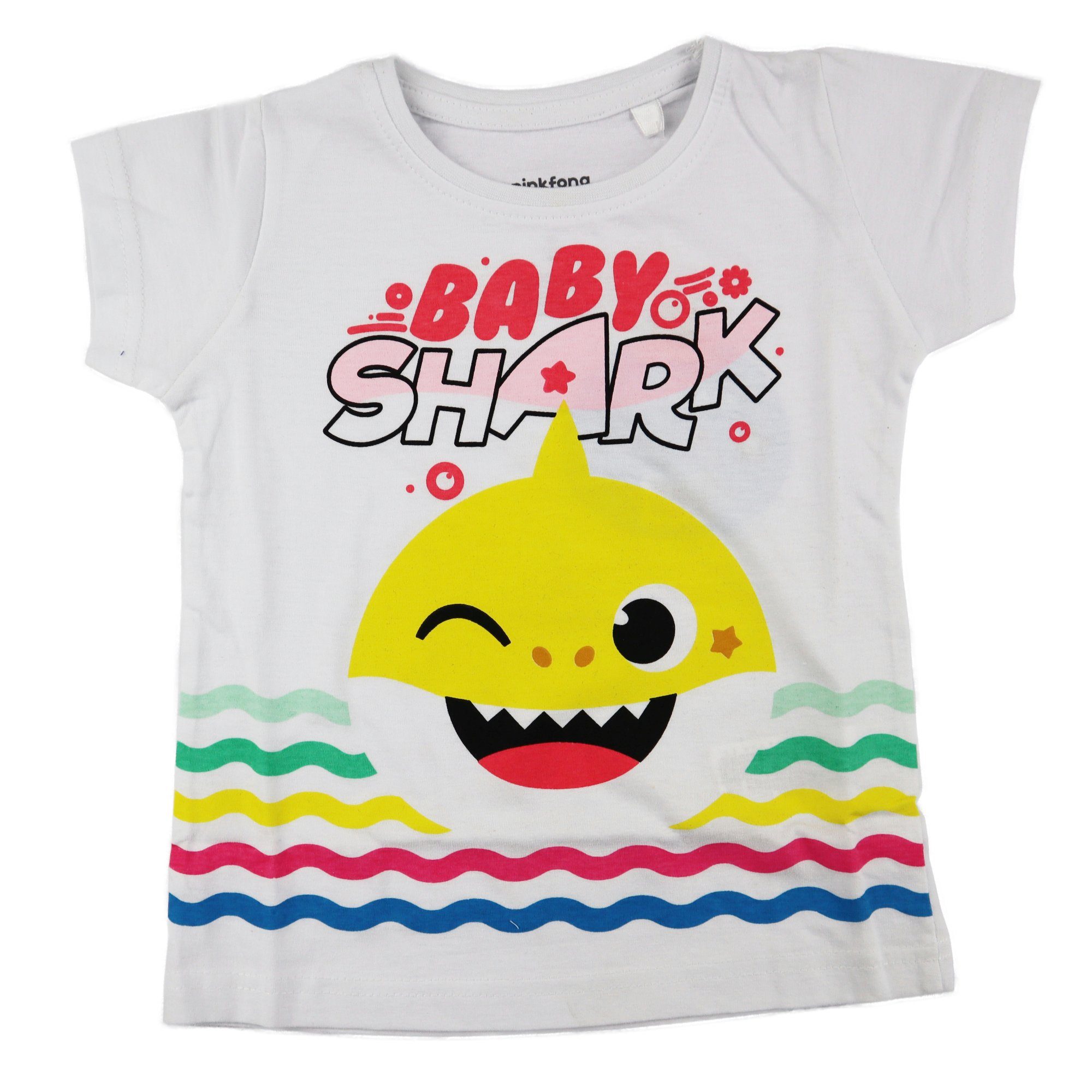 Baby Pyjama Mädchen Schlafanzug Kinder Baby Shark Hai Shark bis Gr. 92 Baby 116