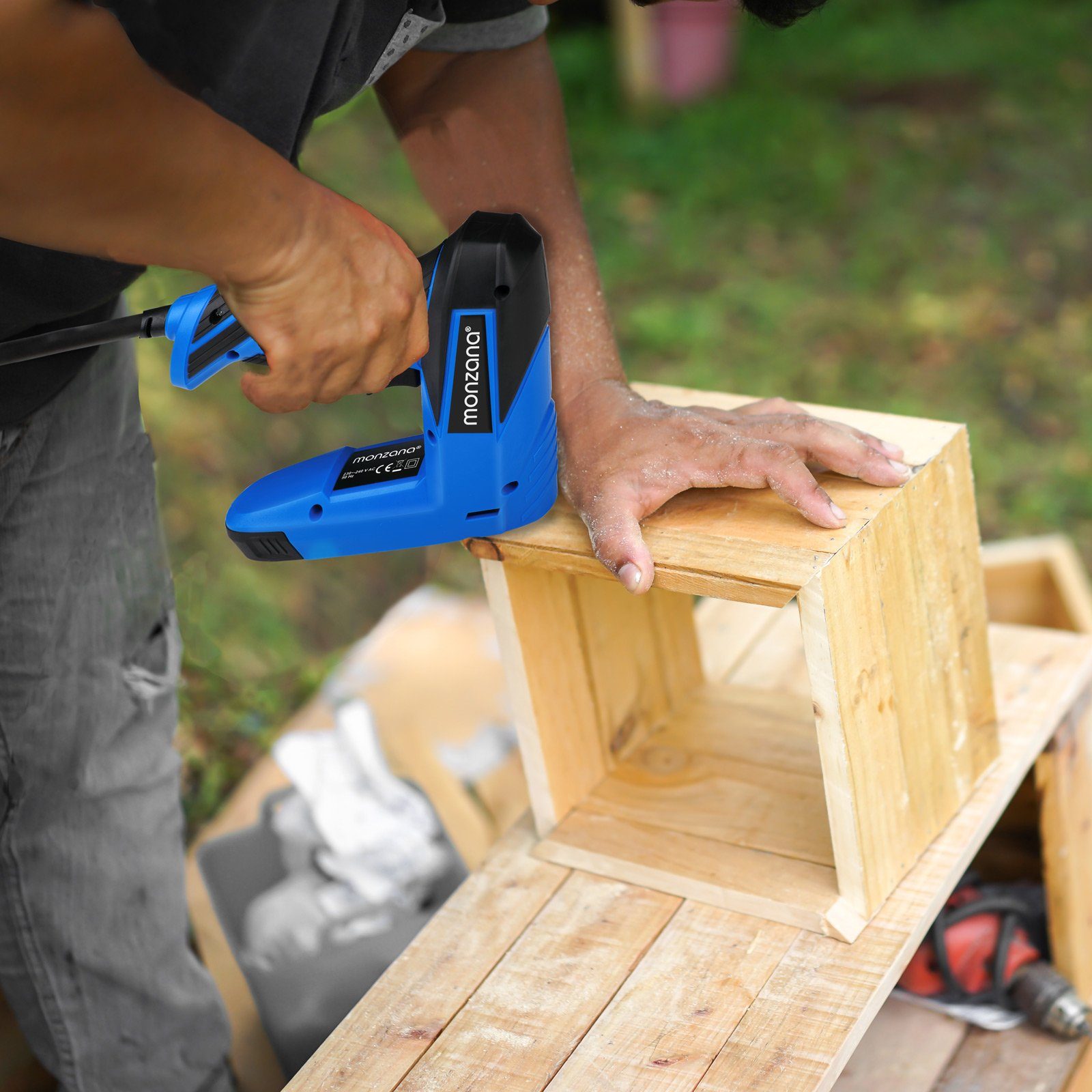 monzana Handtacker, Elektrotacker mit Softgrip 2in1 günstig online kaufen