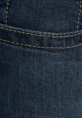 Herrlicher Slim-fit-Jeans Jeans Pitch Slim Organic Denim Vintage-Style mit Abriebeffekten