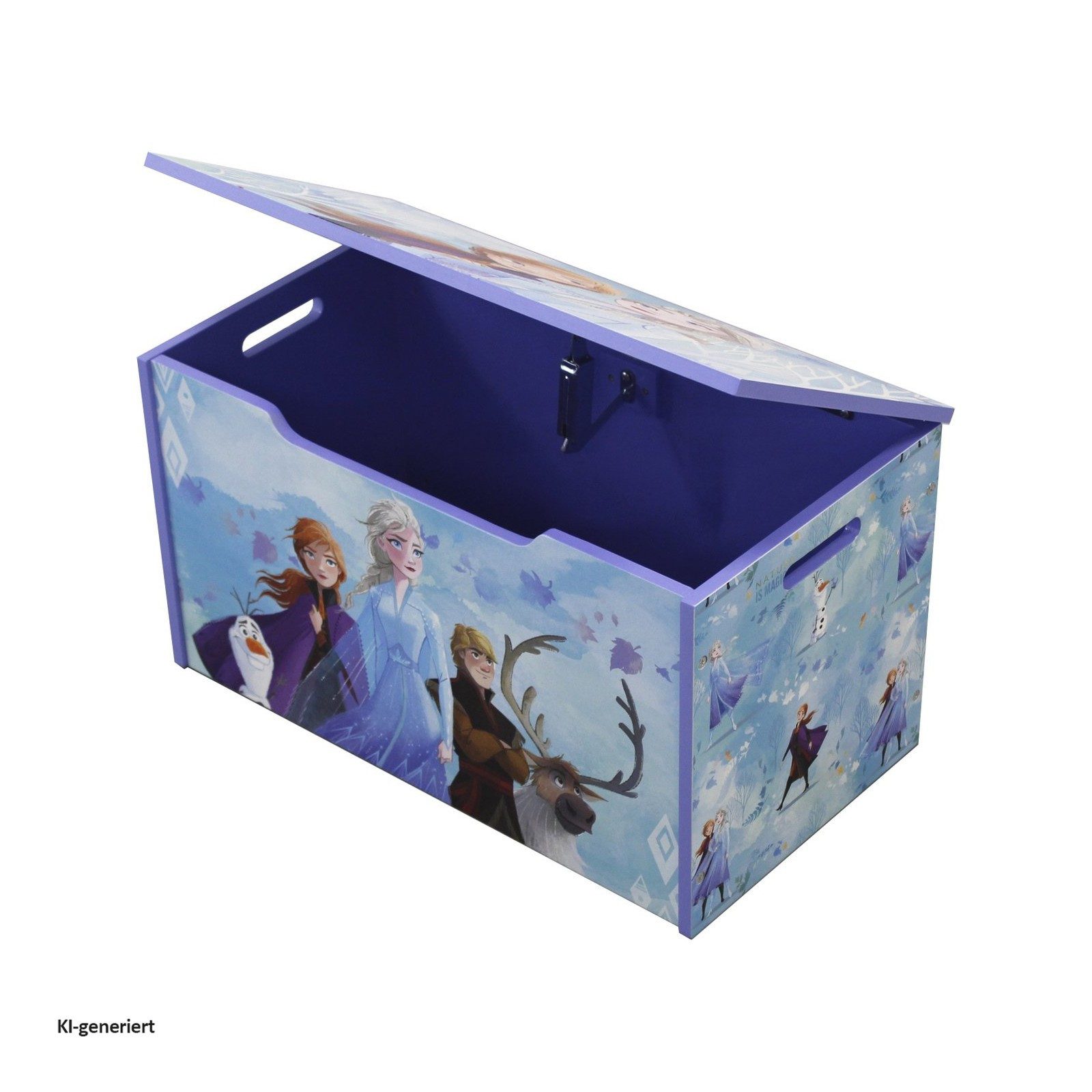 HTI-Living Spielzeugtruhe Frozen Spielzeugkiste pink mit Deckel für Kinderzimmer (Stück, 1 St., 1 Kindertruhe), Spielzeugkiste Kindertruhe