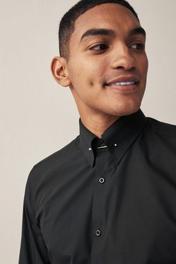 Next Langarmhemd Anzughemd mit Doppeltmanschette Regular Fit (2-tlg)