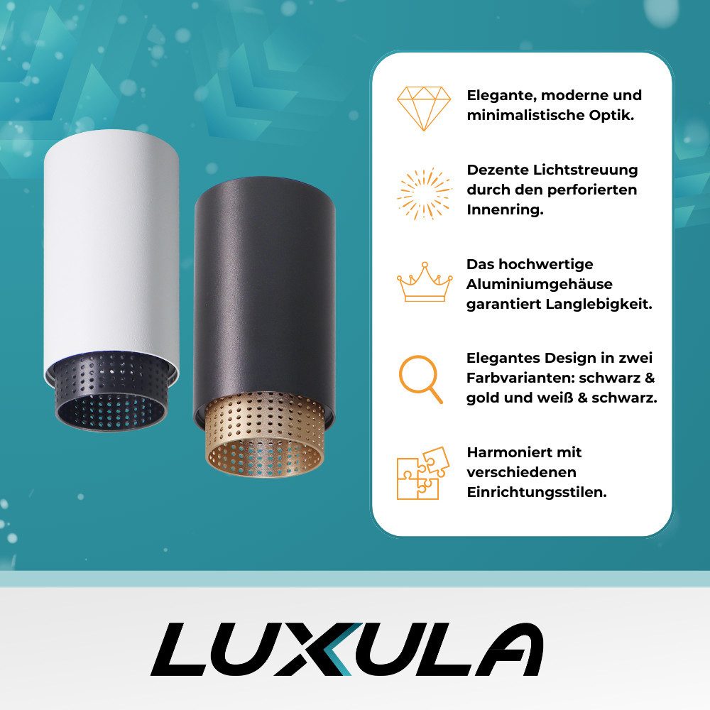 LUXULA LED Aufbaustrahler LUXULA LED Aufbauspot 35 W weiß