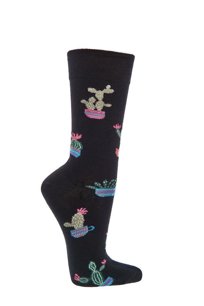 2 Socks Motivsocken Freizeitsocken Fun 4 4 Paar) Fun Kaktus (2-Paar, Socks