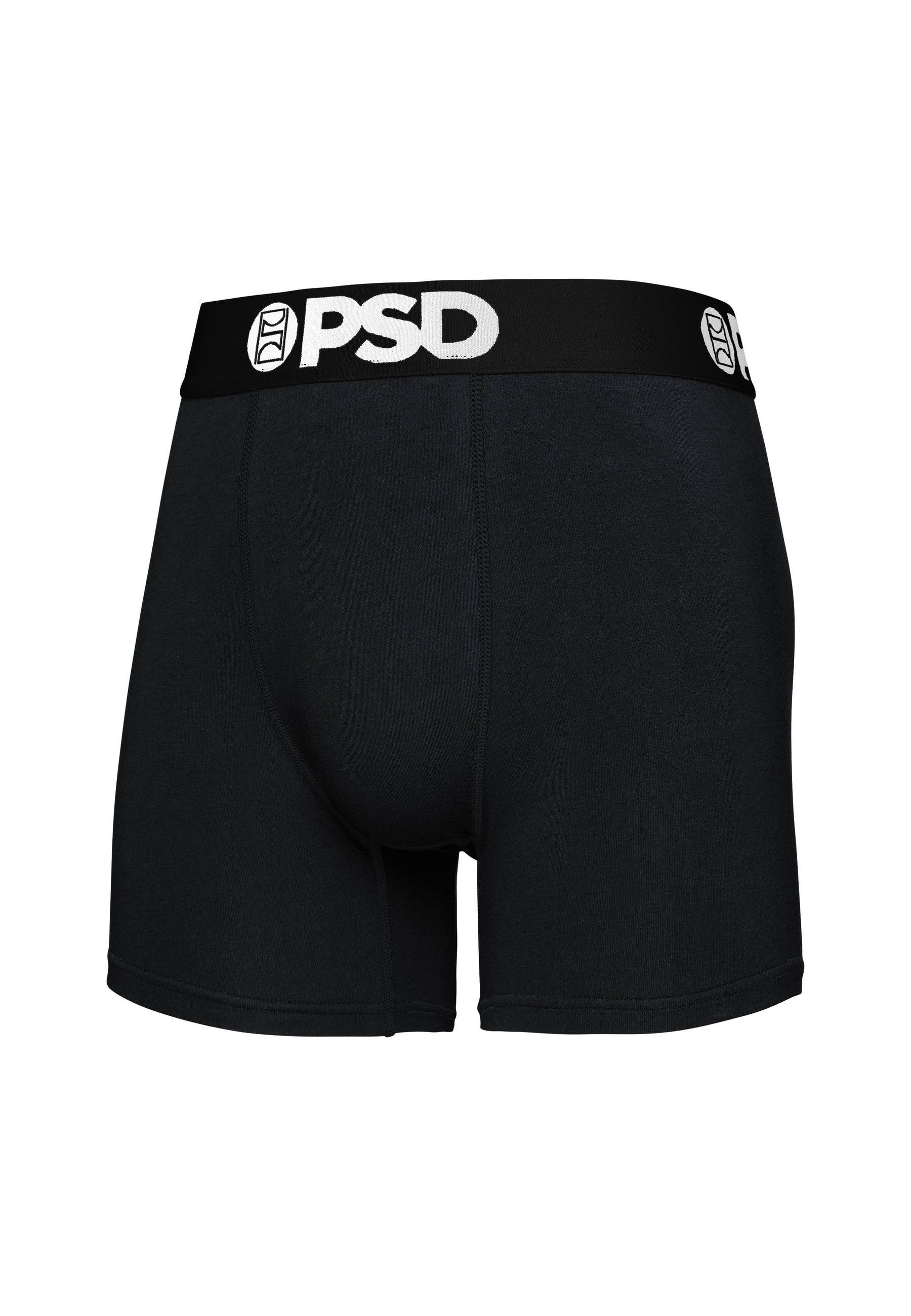 PSD Boxershorts PSD CTN SOLIDS BLK 5I 3PK (1-St)
