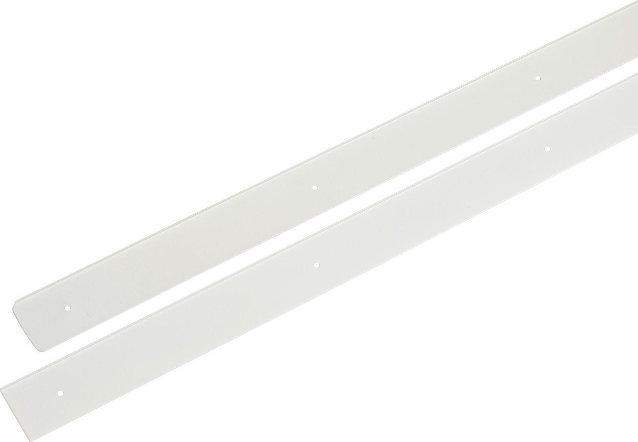 GetaLit Abschlussleiste Getalit Endschutzleiste 60 cm, 4 x 15 mm, weiß, Aluminium