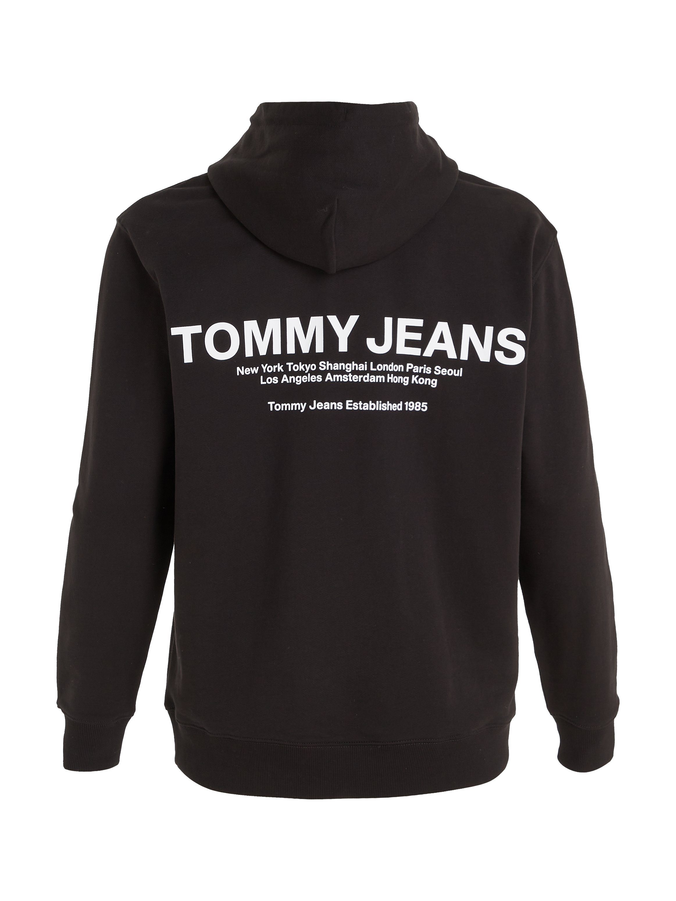 Plus Black REG Hoodie ENTRY HOOD Tommy PLUS GRAPHIC Jeans TJM