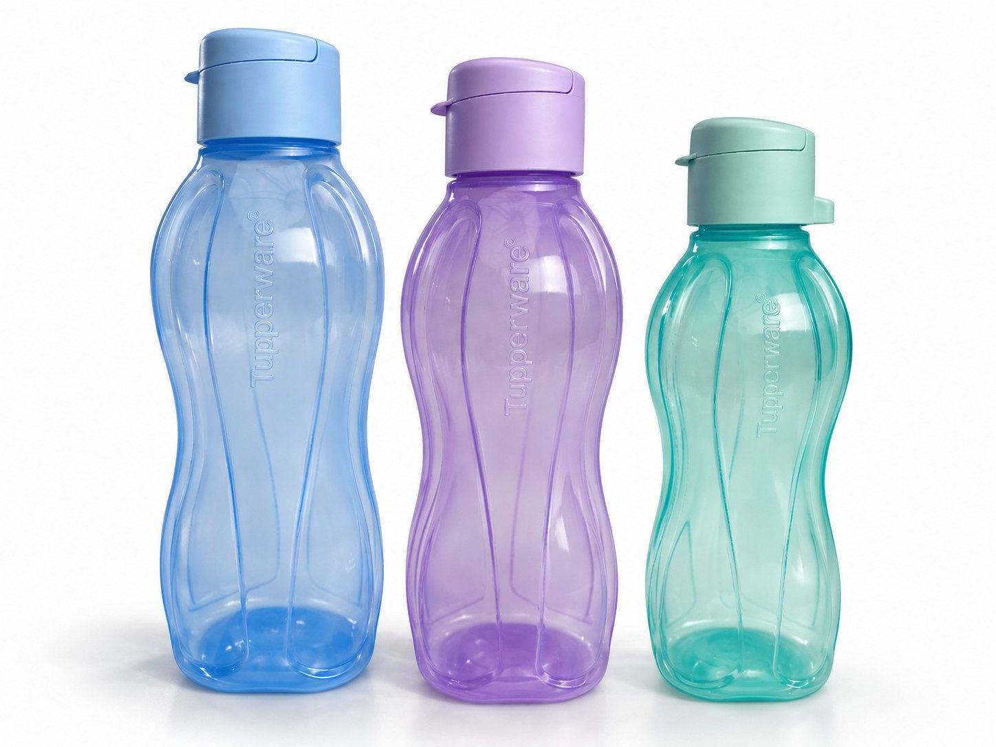 TUPPERWARE Trinkflasche Eco 1 L + 750 ml + 500 ml