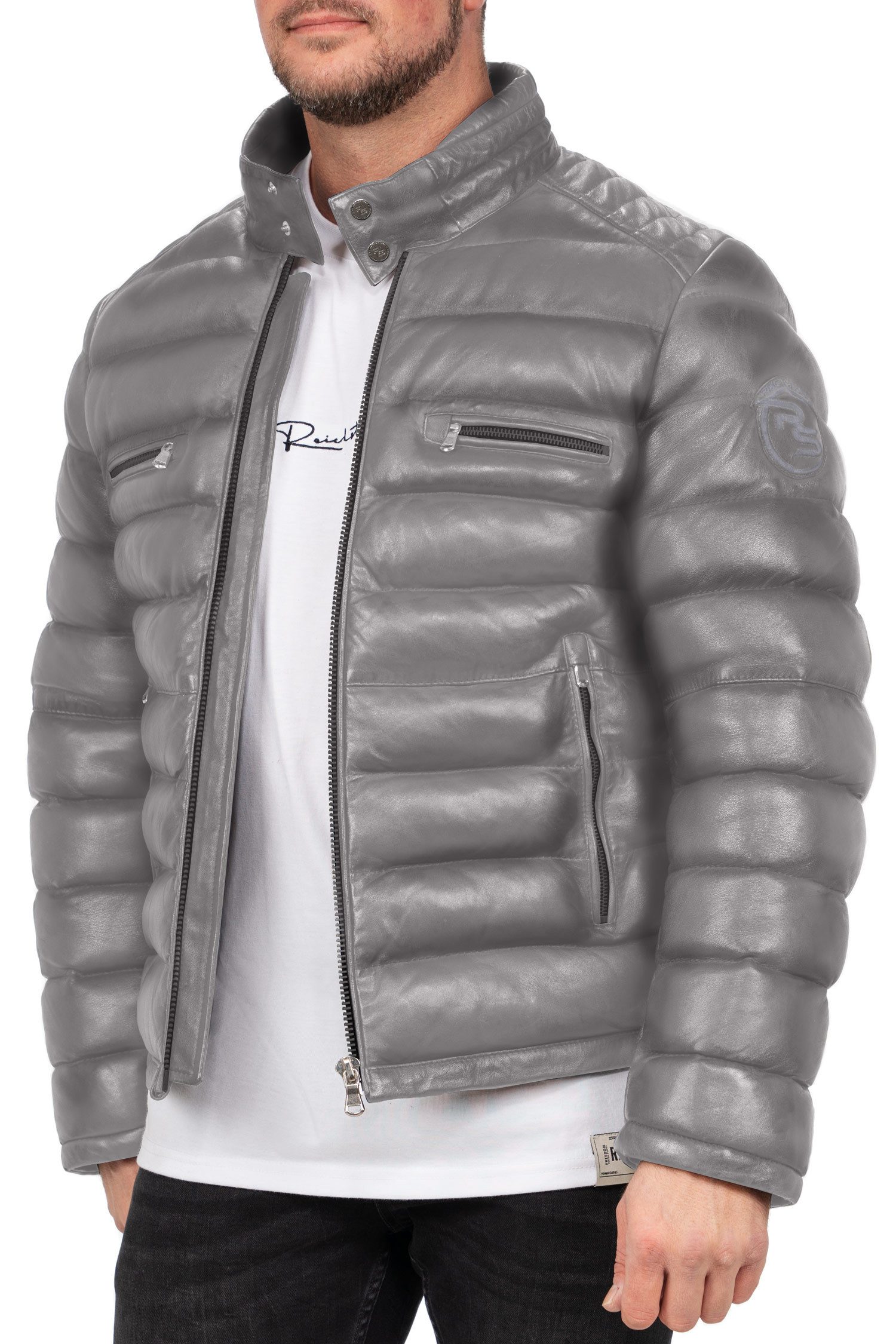Reichstadt Bomberjacke Reichstadt Herren Bomber Echtleder günstig online kaufen