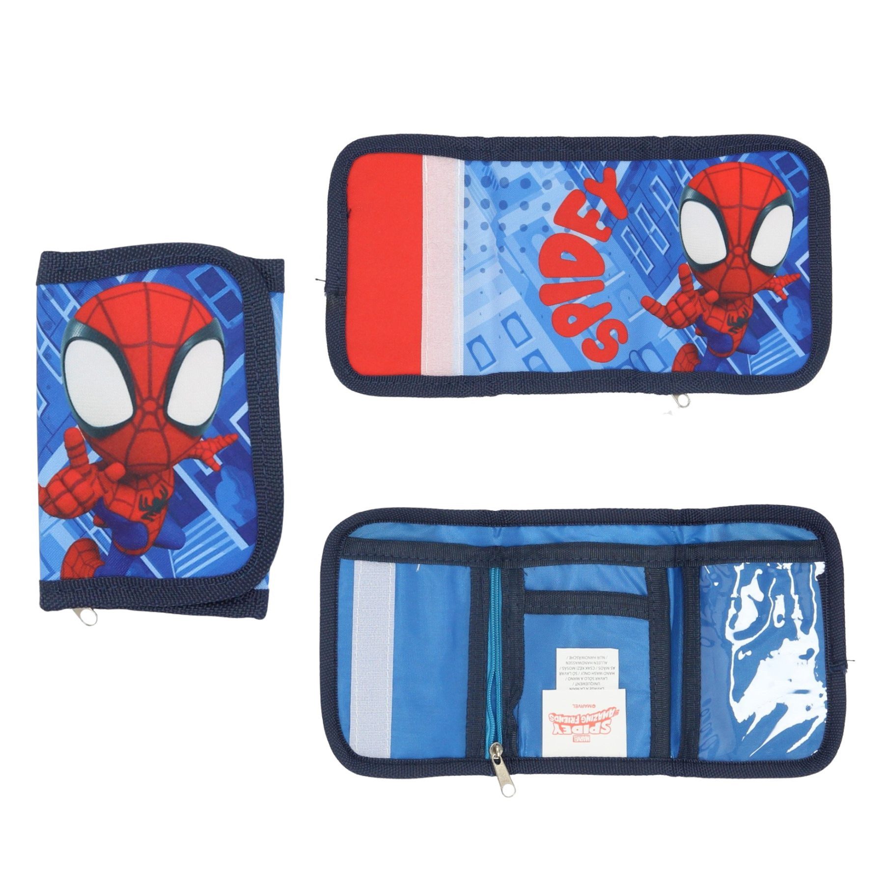 Spiderman Geldbörse Portemonnaie Kinder für Freizeit Schule und täglichen Gebrauch (1-tlg)