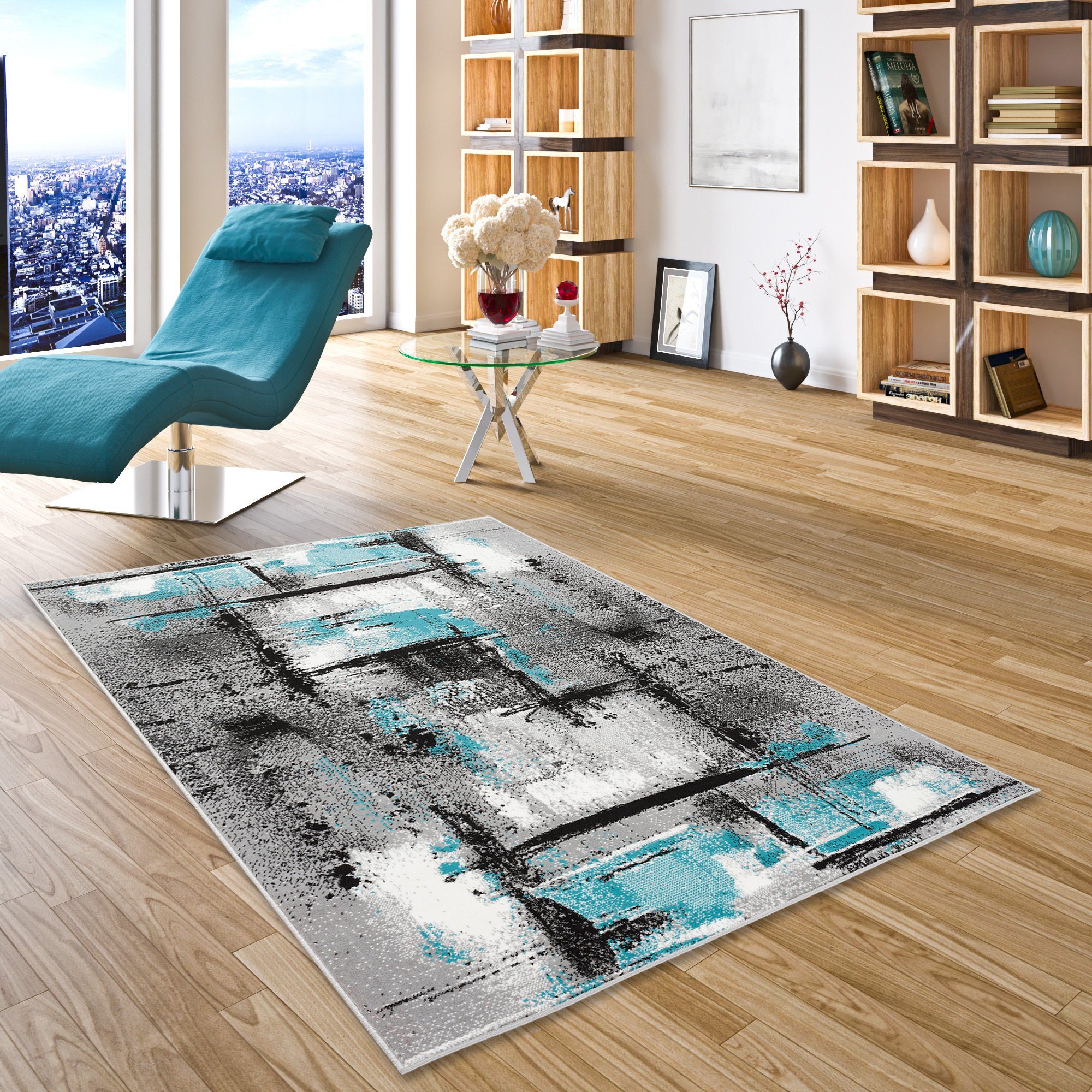 Pergamon Designteppich Modern Designer Velours Teppich günstig online kaufen