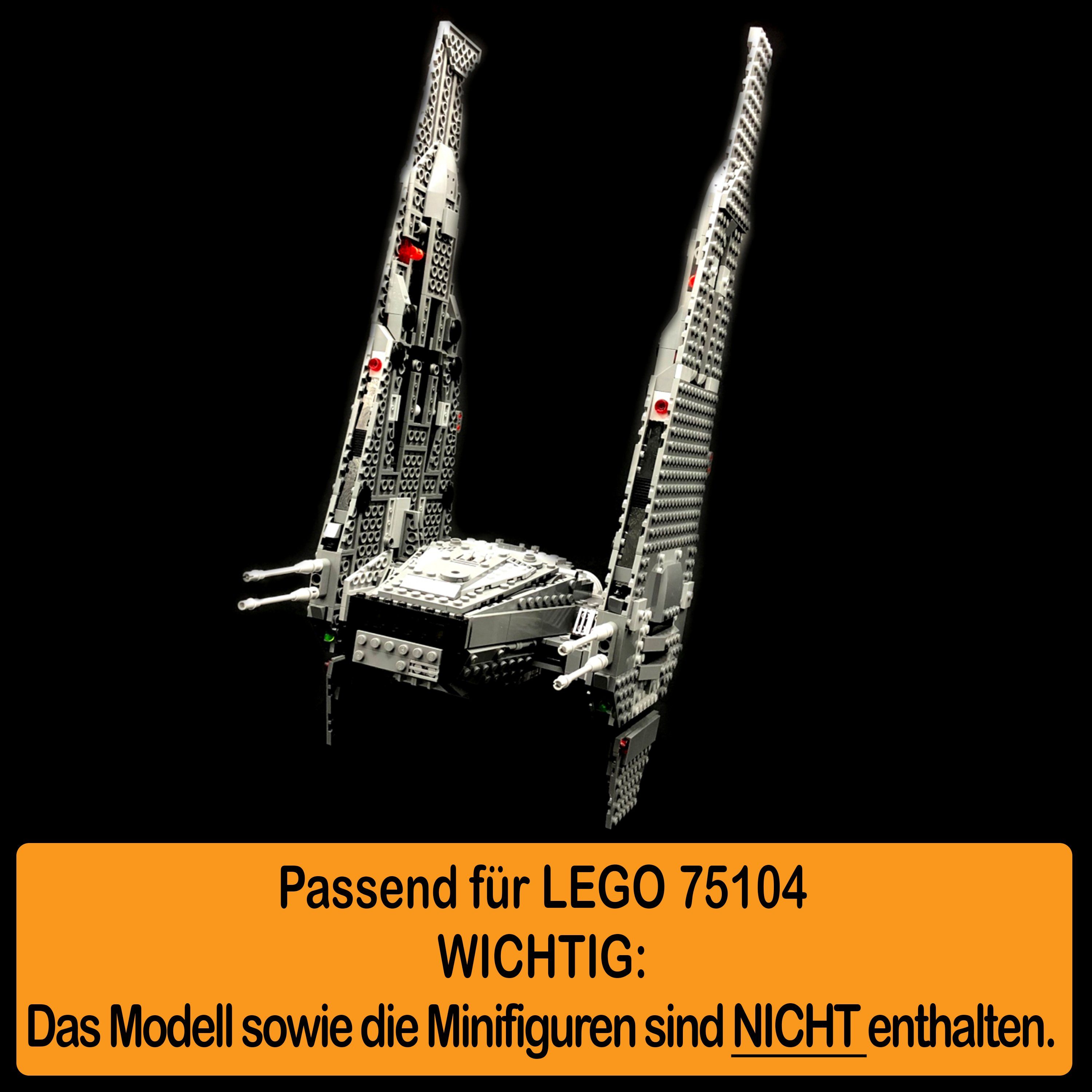 AREA17 Standfuß Acryl Display in (verschiedene einstellbar, Ren´s 100% zum Positionen zusammenbauen), Command Germany und Winkel 75104 Made Stand Shuttle LEGO selbst für Kylo