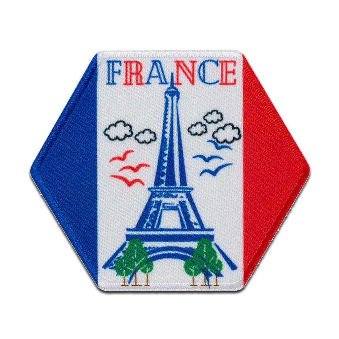Mono-Quick Aufnäher Bügelbild, Aufbügler, Applikationen, Patches, Flicken, zum aufbügeln, PES, Wabe Frankreich Land - Größe: 0 x 0 cm