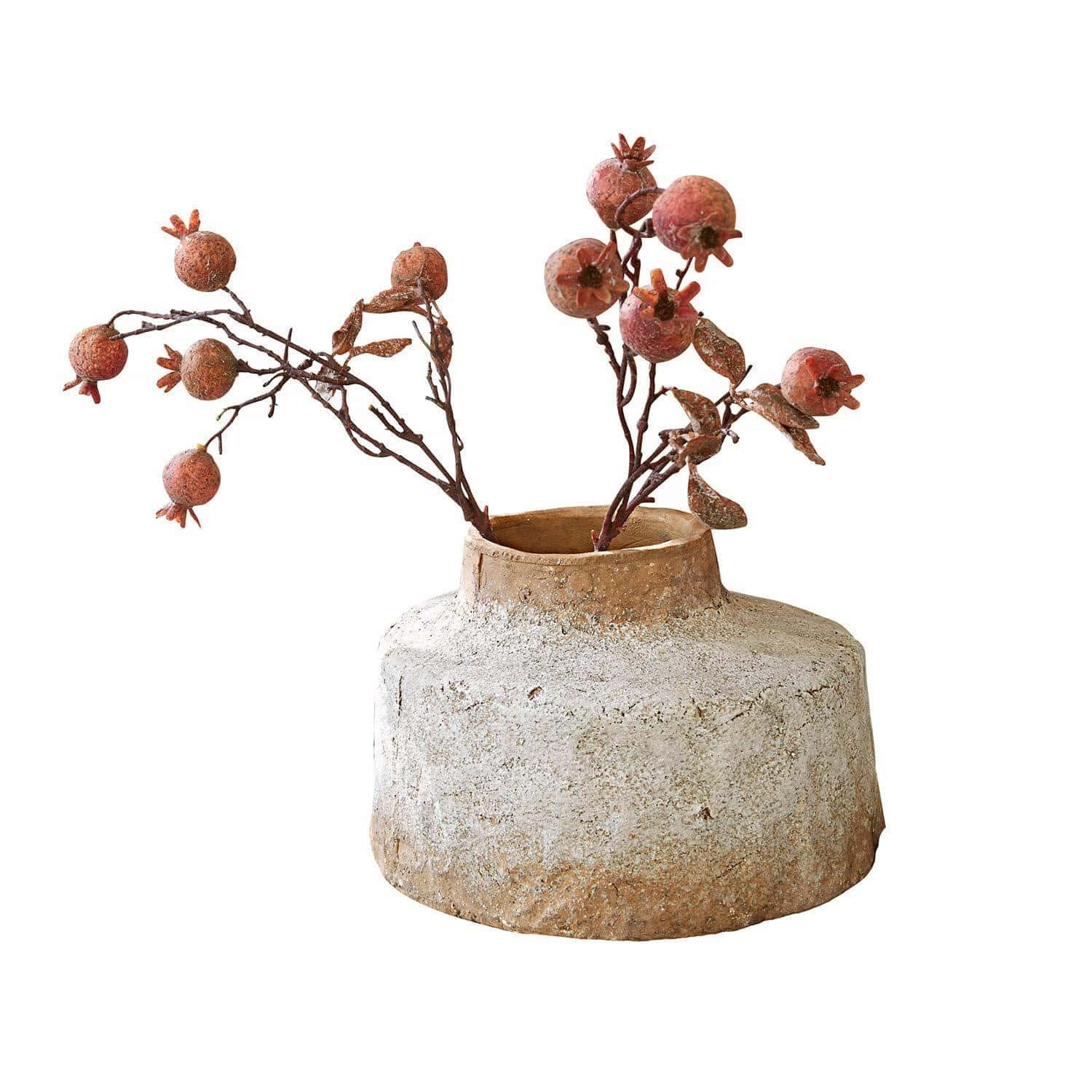 Mirabeau Tischvase Vase Sévrac antikbraun