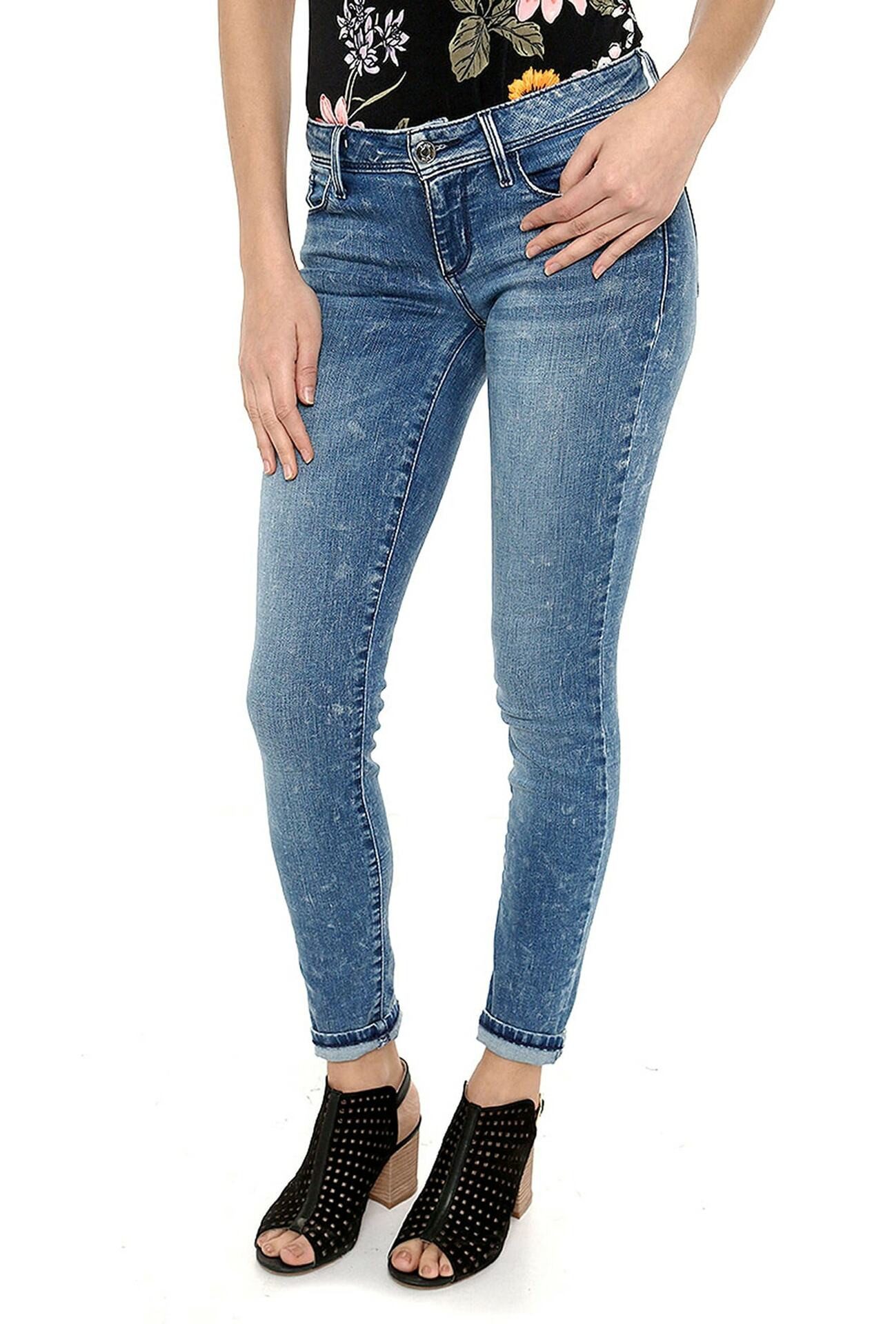 Guess Skinny-fit-Jeans Jeans Hose Hohe Taille, Skinny Slim fit, Gr. W30