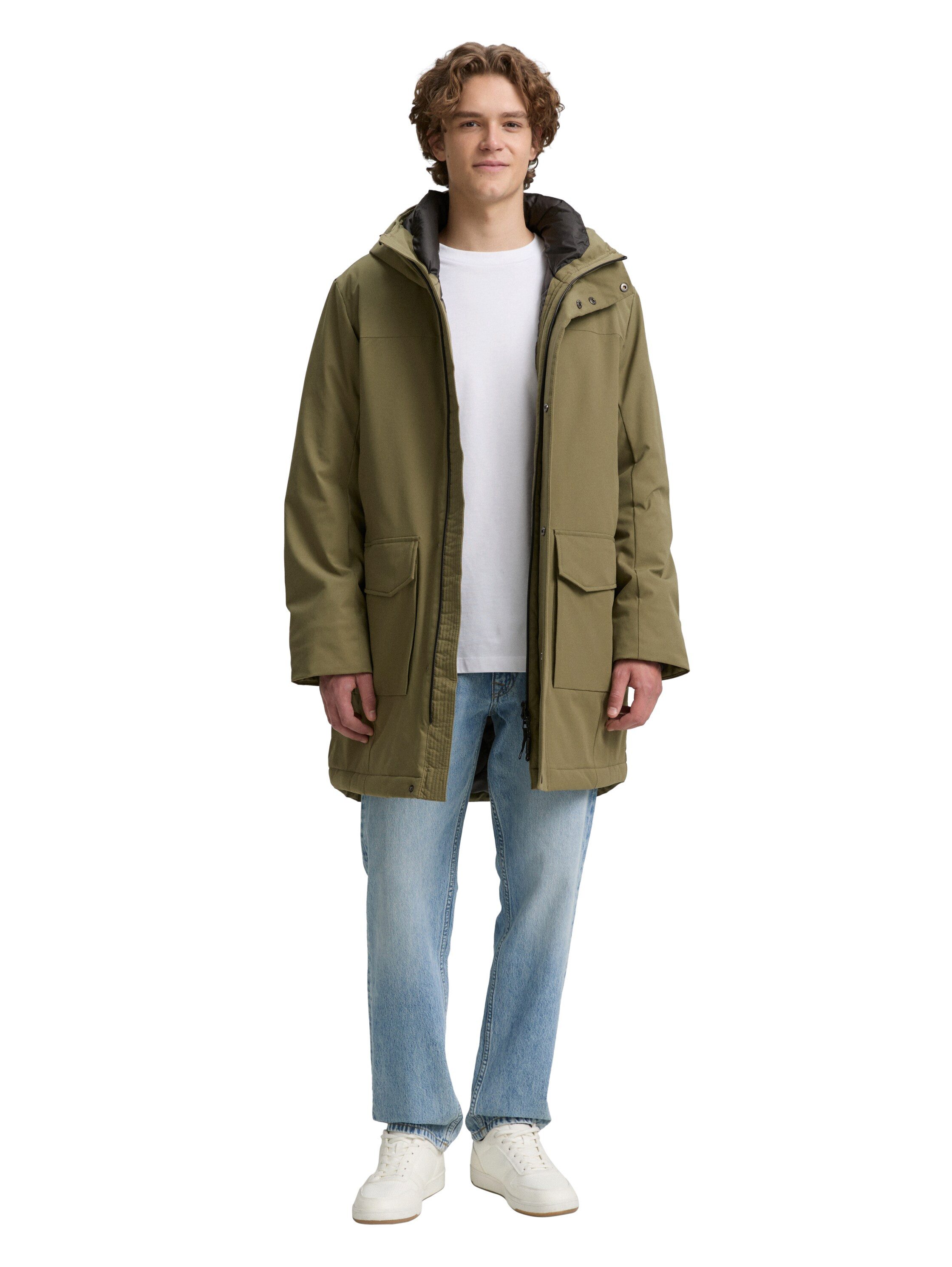 TOM TAILOR Denim Parka mit wasserabweisender Funktion